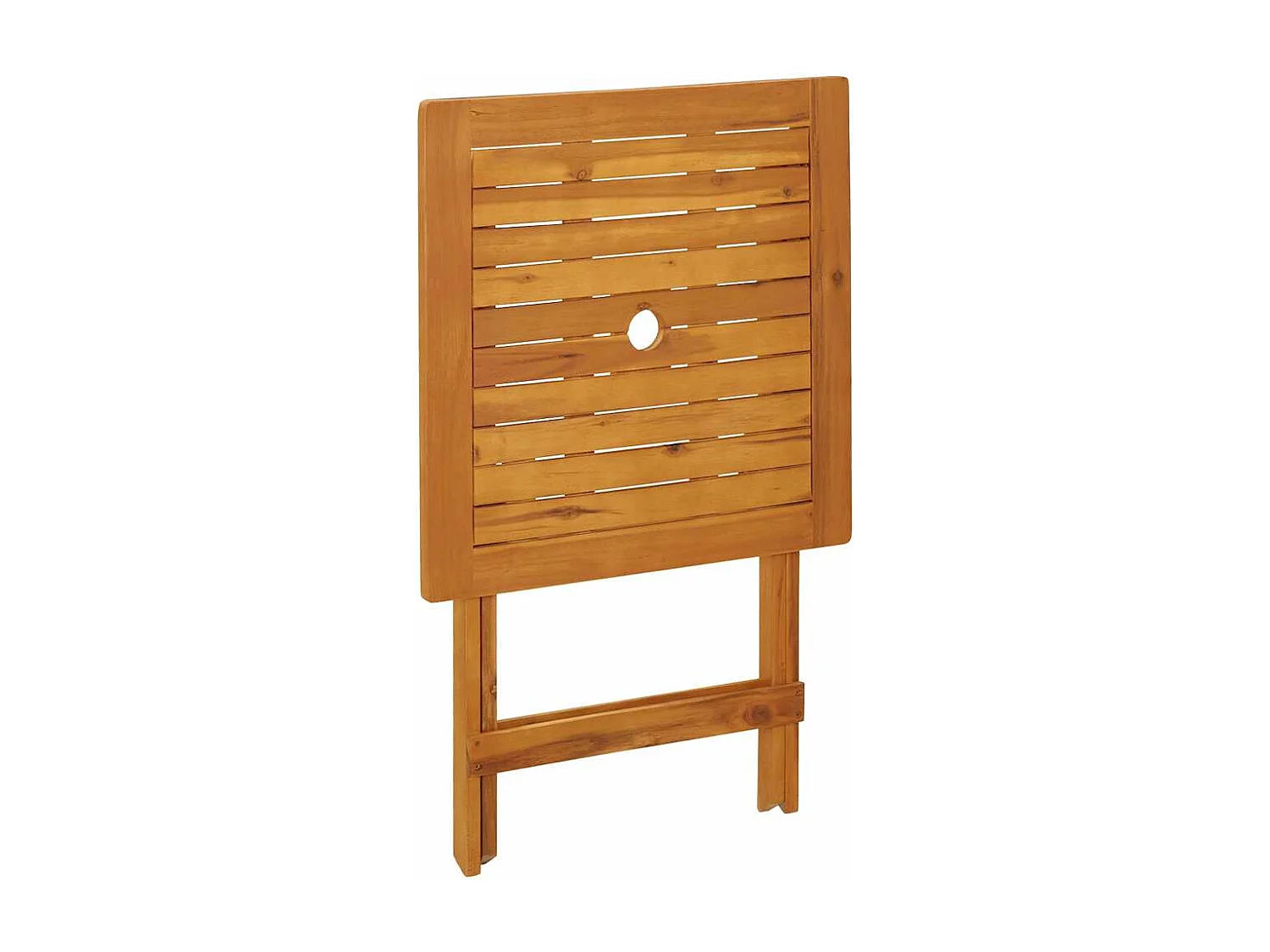Jeanne-Véronique  Table pliable de jardin 60x60x75 cm Bois d'acacia solide