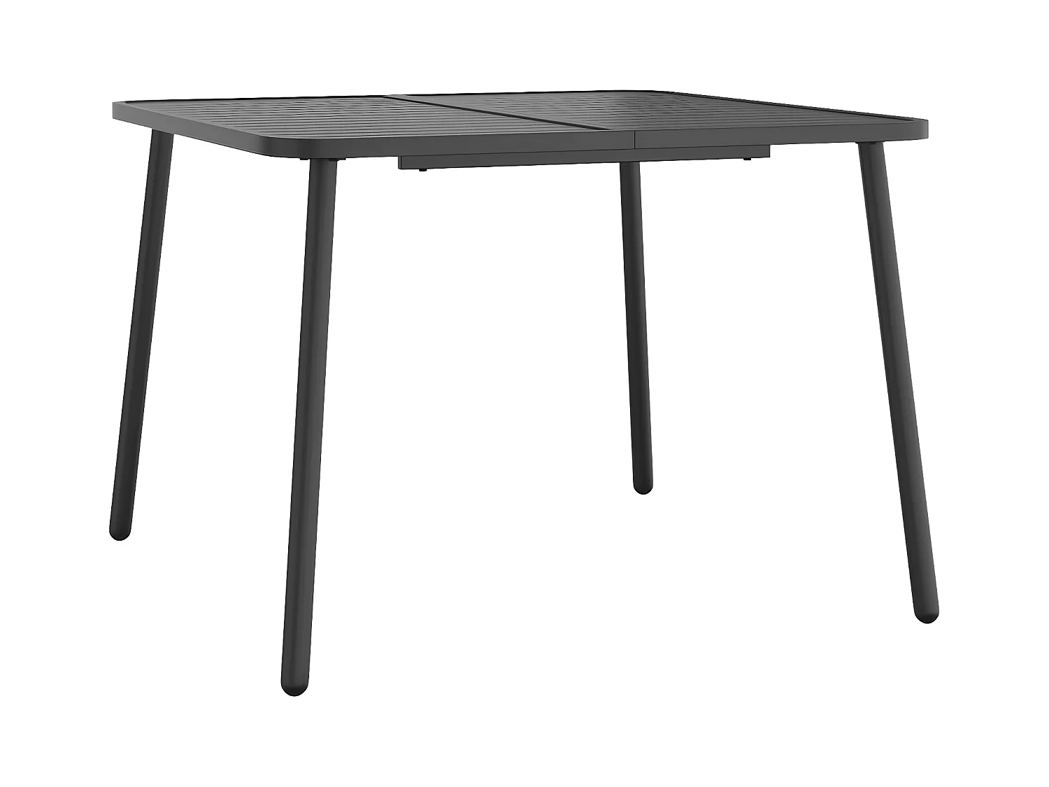 Fairbanks  Gartentisch Anthrazit 100x100x71 cm Stahl