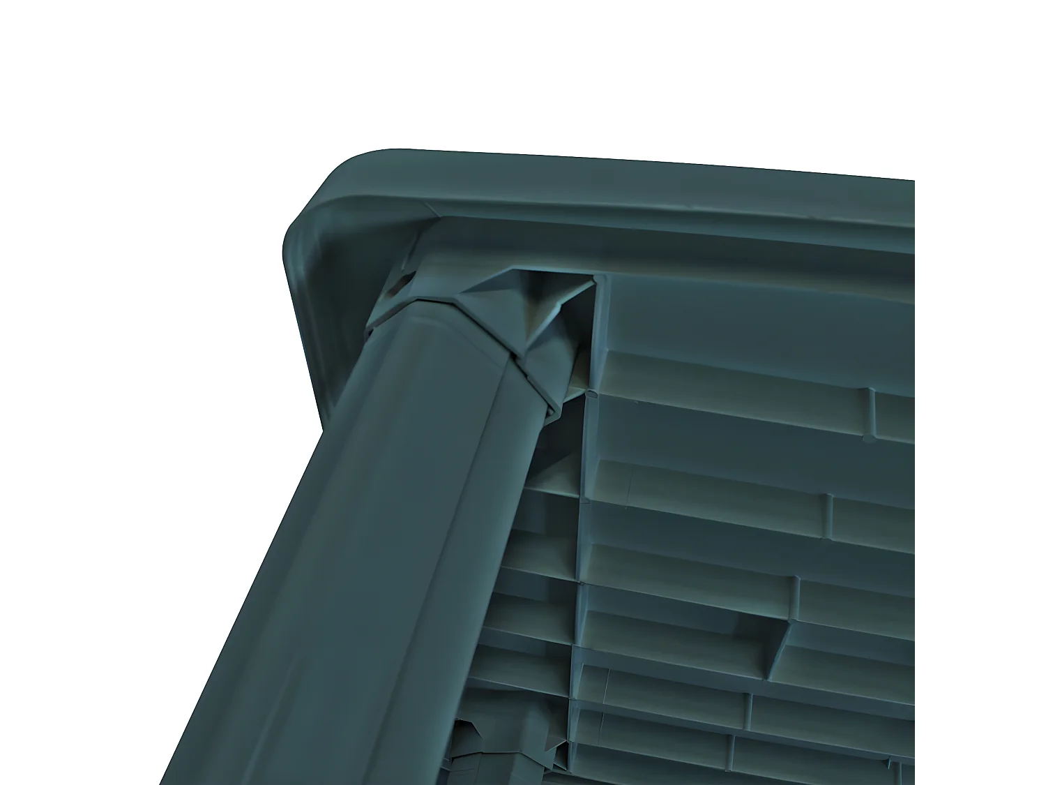 Taha  Tuintafel 101x68x72 cm kunststof groen