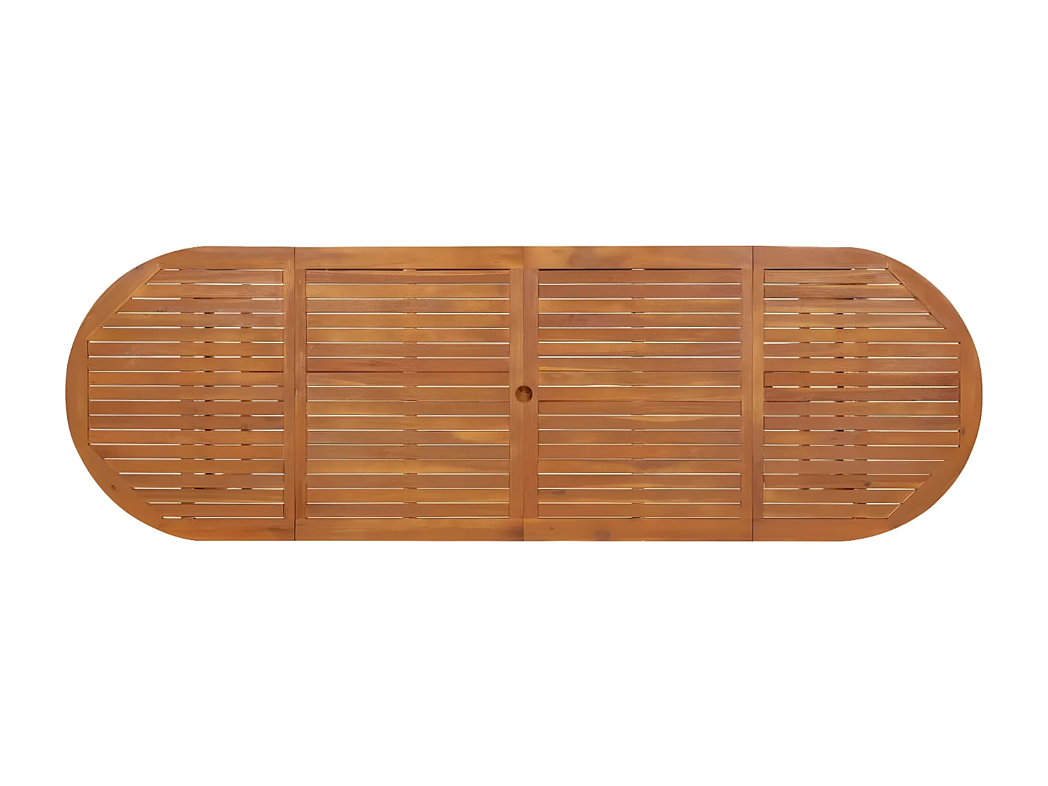 Liseleje  Table à dîner de jardin 280x90x75 cm Bois d'acacia massif