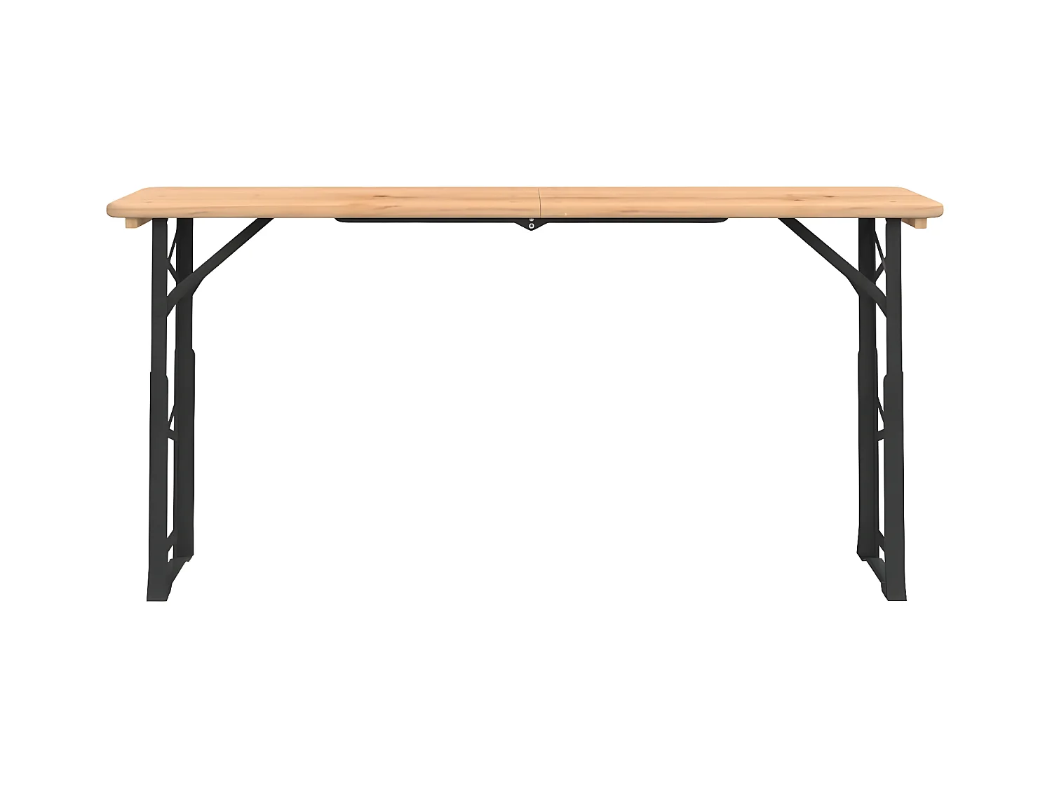 Garden Furniture -  Table à bière pliable 170x50x75/105 cm bois massif de sapin