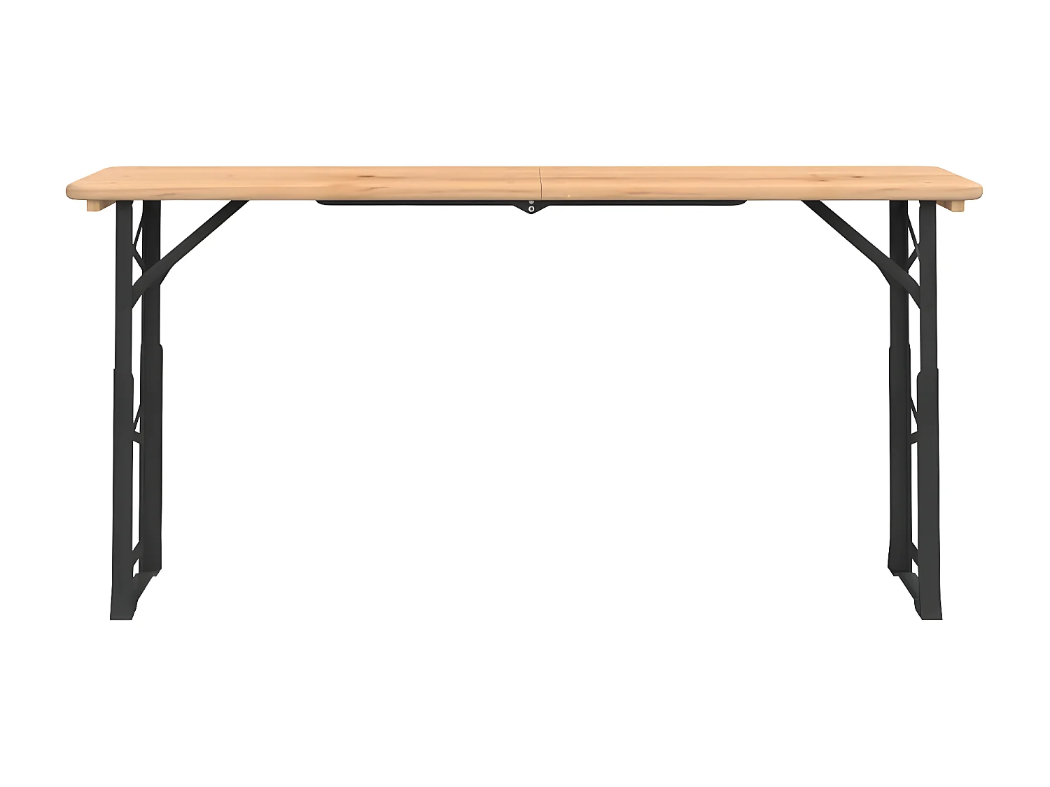 Garden Furniture -  Table à bière pliable 170x50x75/105 cm bois massif de sapin