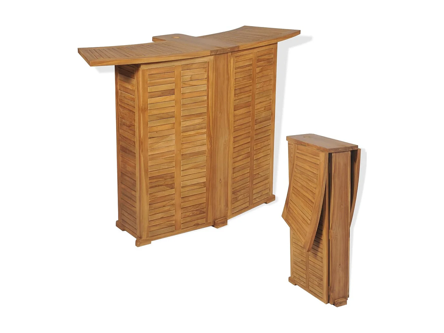 Garden Furniture -  Bartafel inklapbaar 155x53x105 cm massief teakhout