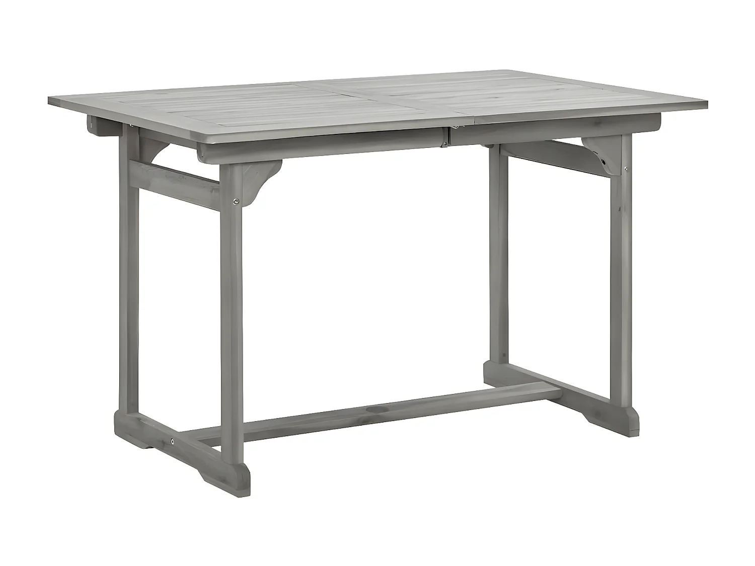 Stokkemarke  Tuintafel (120-170)x80x75 cm massief acaciahout