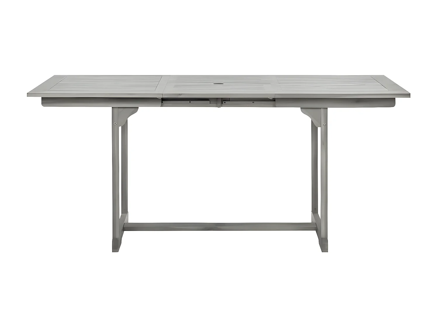 Stokkemarke  Tuintafel (120-170)x80x75 cm massief acaciahout