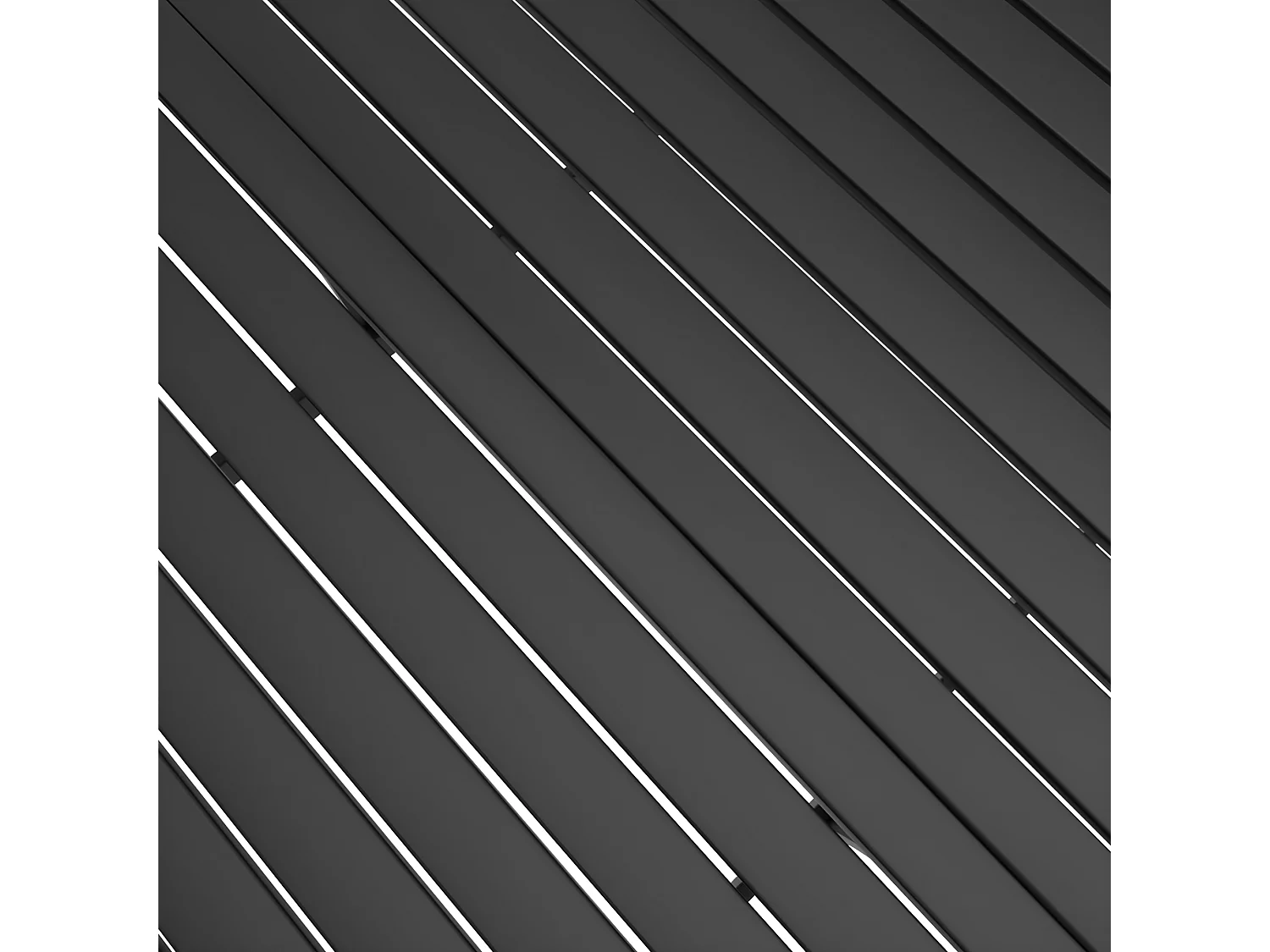 Finley  Mesa de jardín de acero gris antracita 140x80x72 cm