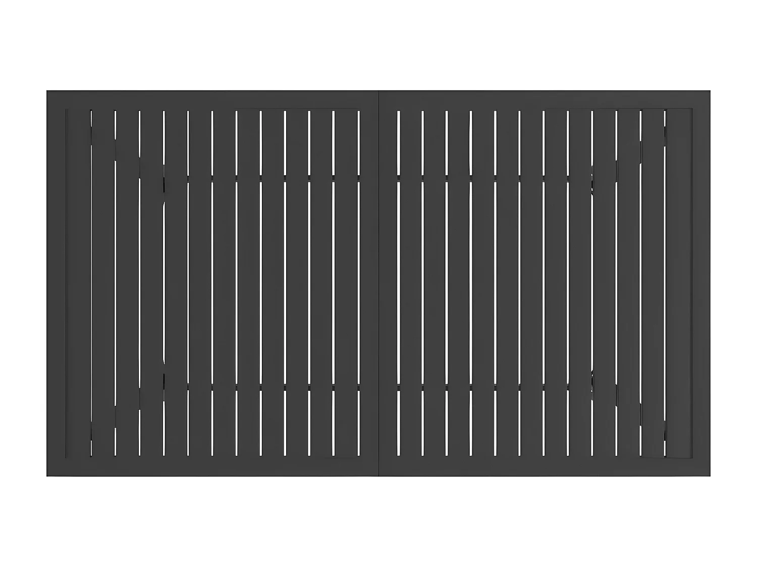 Finley  Tuintafel 140x80x72 cm staal antraciet