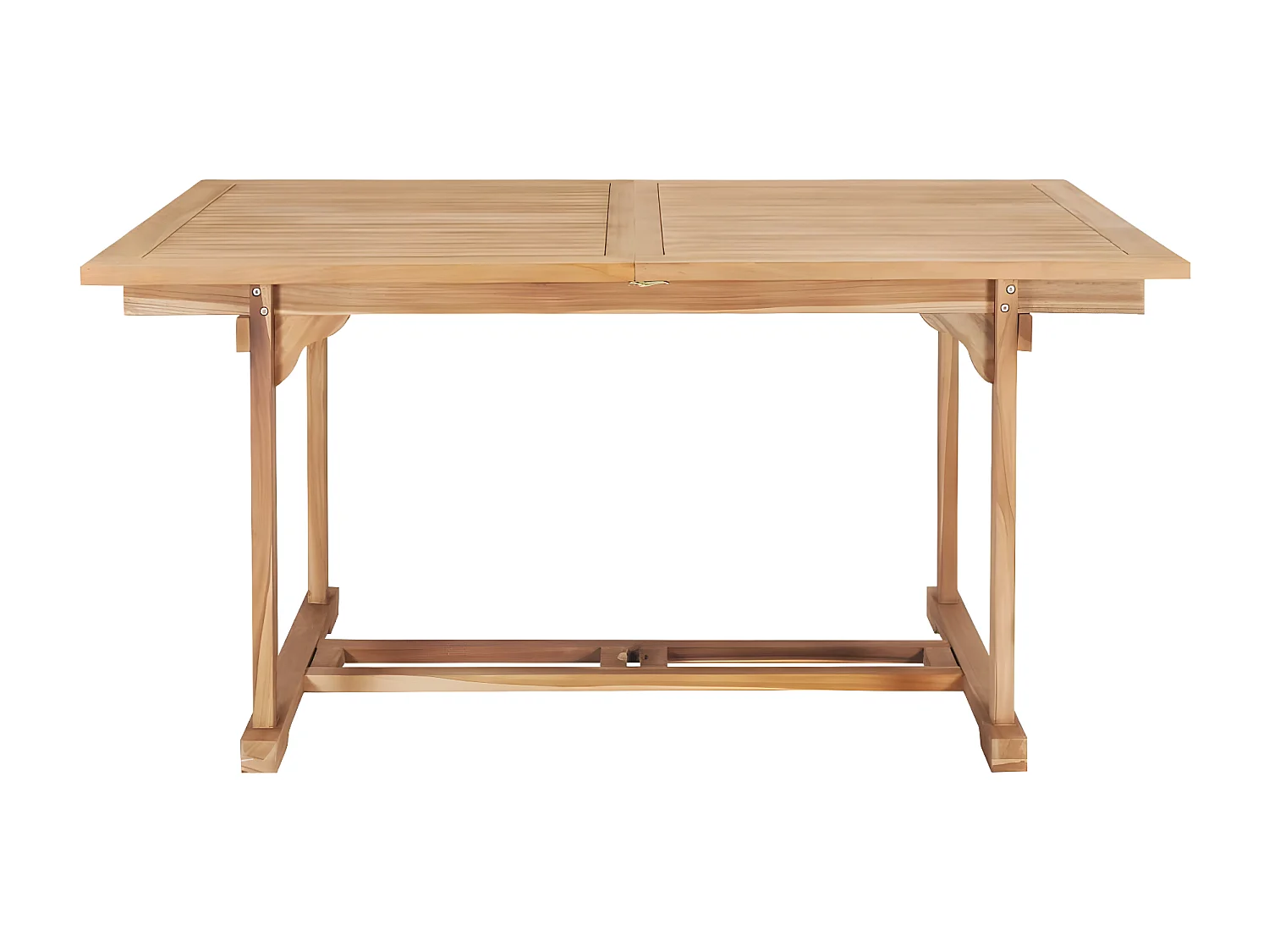 Sylanor  Table de jardin extensible 150-200x100x75 cm Teck solide