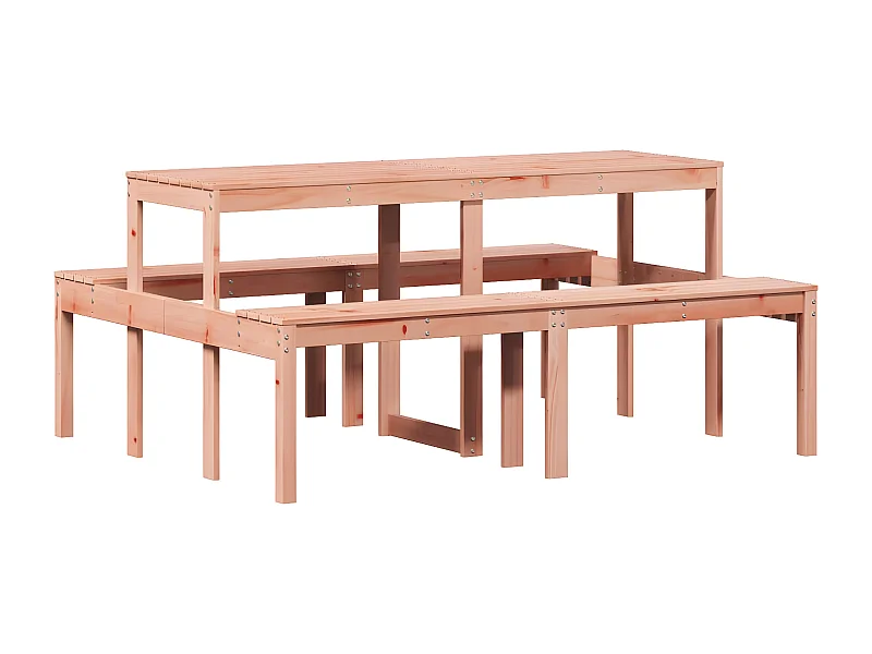 Horrin  Picknicktafel 160x134x75 cm massief douglashout