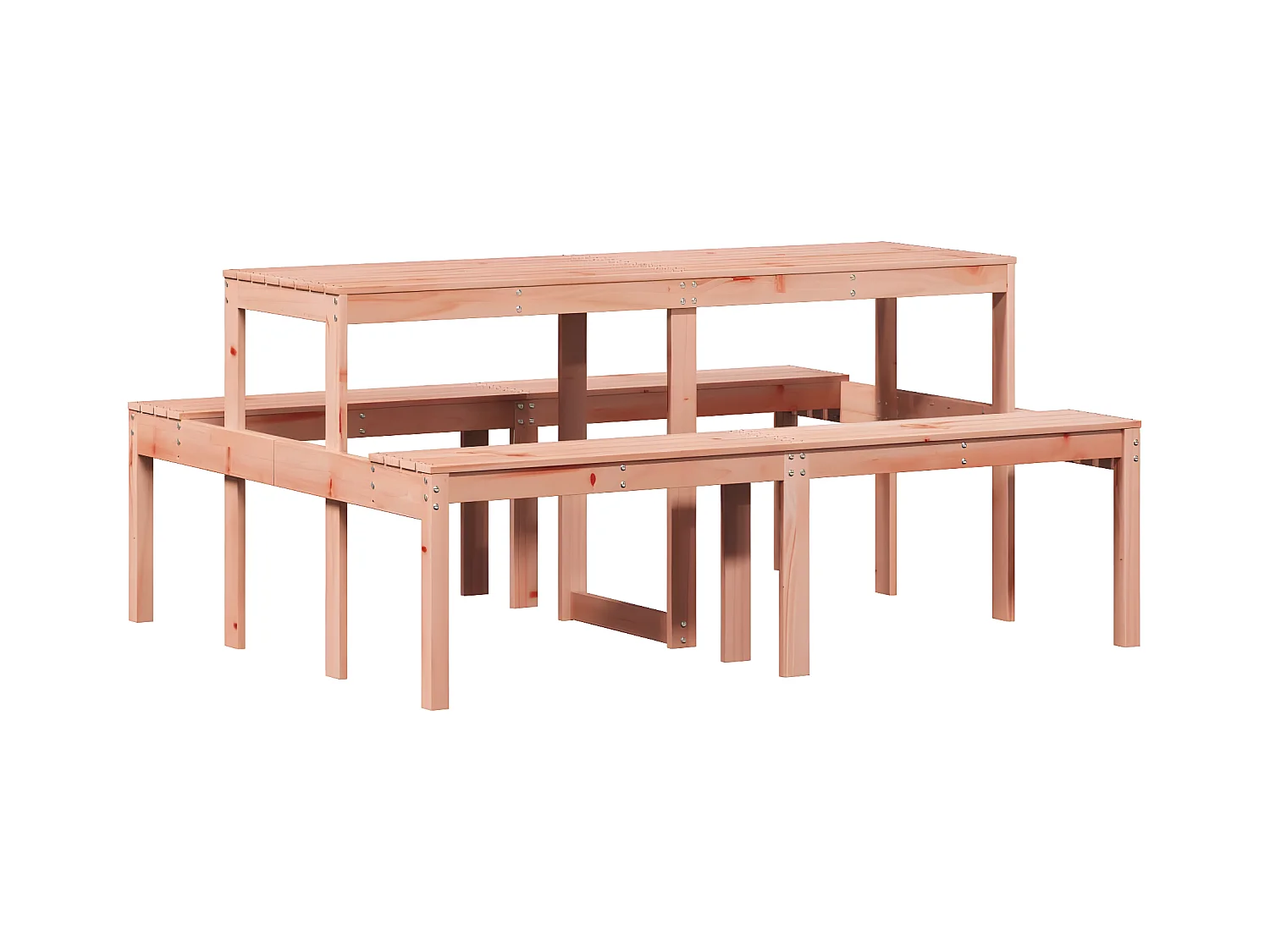 Horrin  Table de pique-nique 160x134x75 cm bois massif de douglas