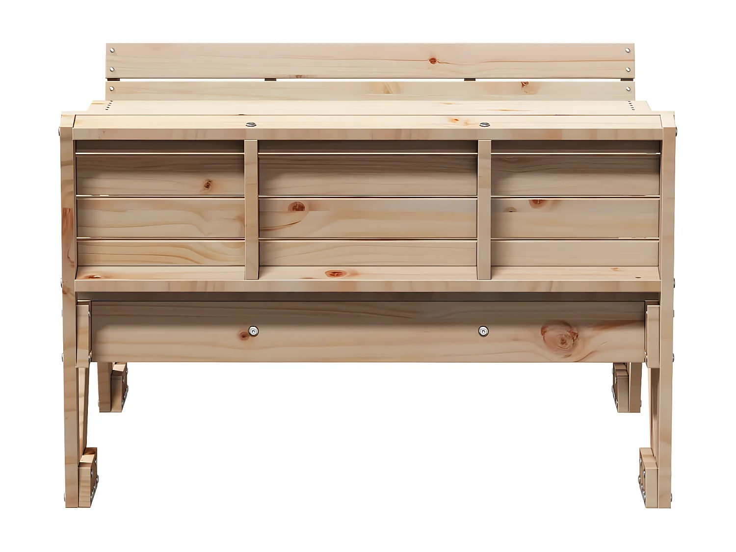 Velmi  Picknicktafel voor kinderen 88x122x58 cm massief grenenhout