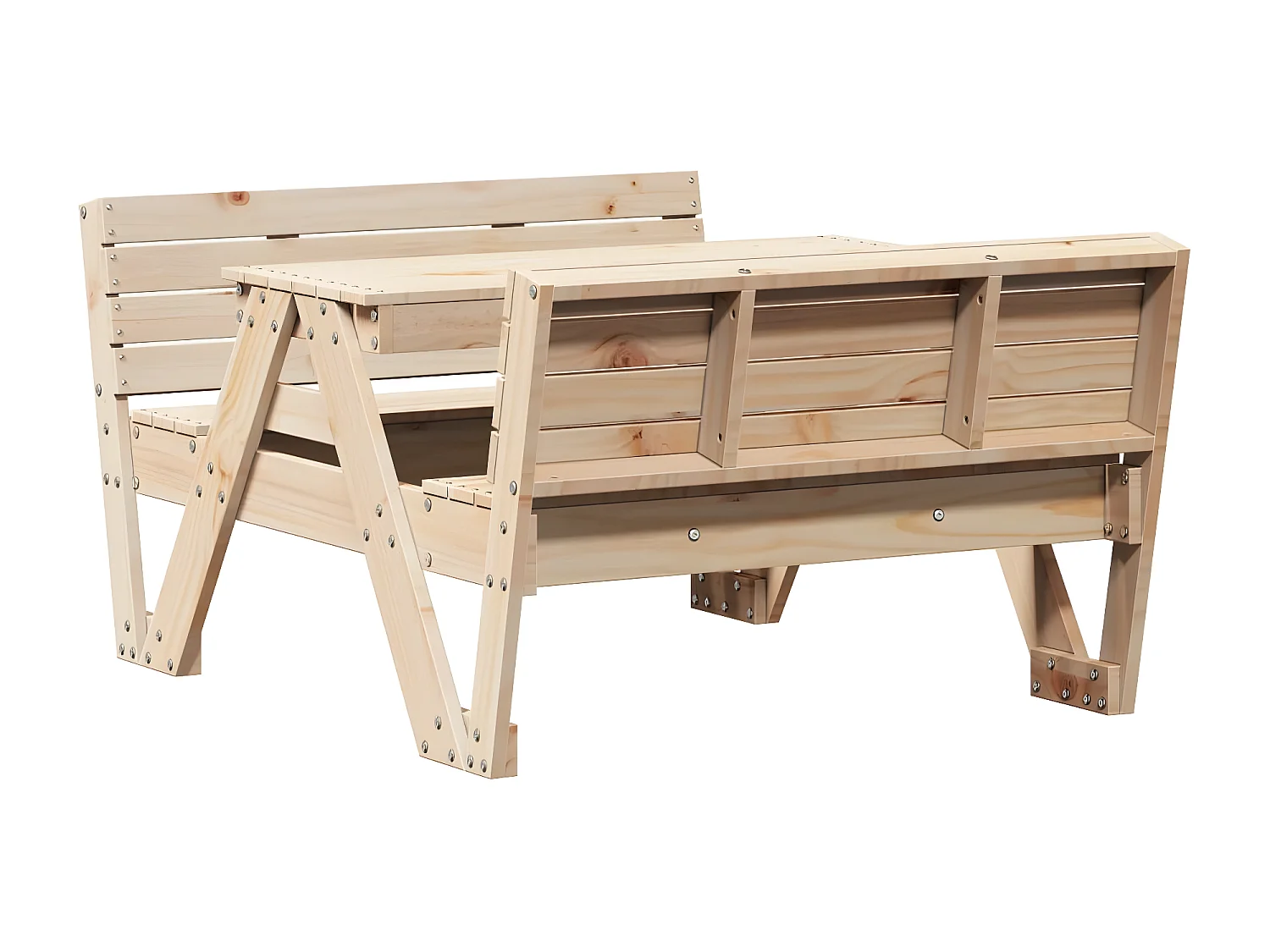 Velmi  Picknicktafel voor kinderen 88x122x58 cm massief grenenhout