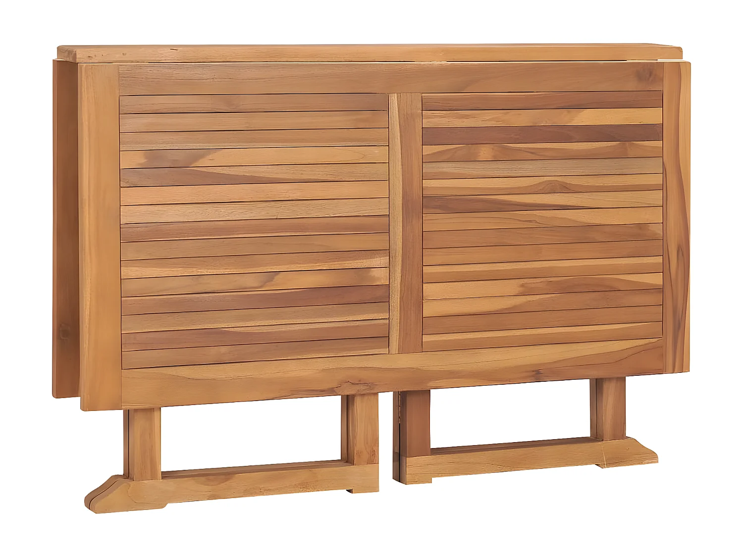 Cobleskill  Table à dîner de jardin pliable 110x110x75 cm Teck massif