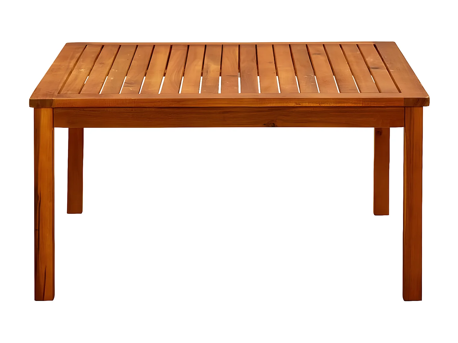 Calipatria  Table basse de jardin 85x85x45 cm Bois solide d'acacia