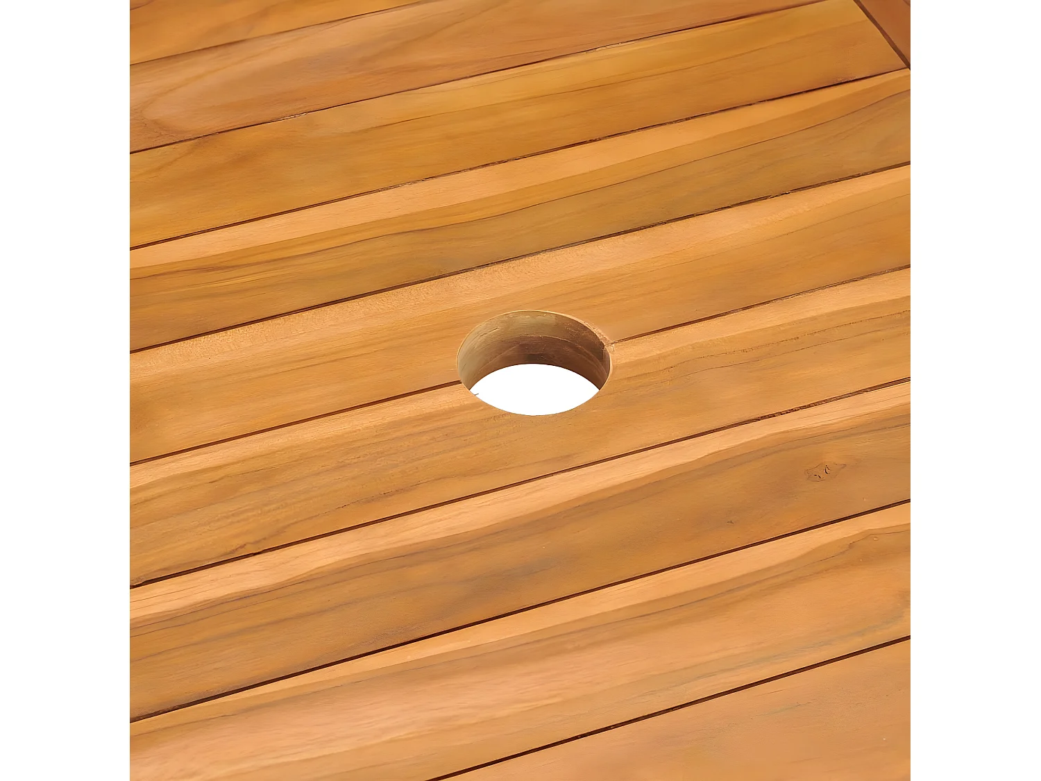 Sandro  Gartentisch 150x90x75 cm Teak Massivholz