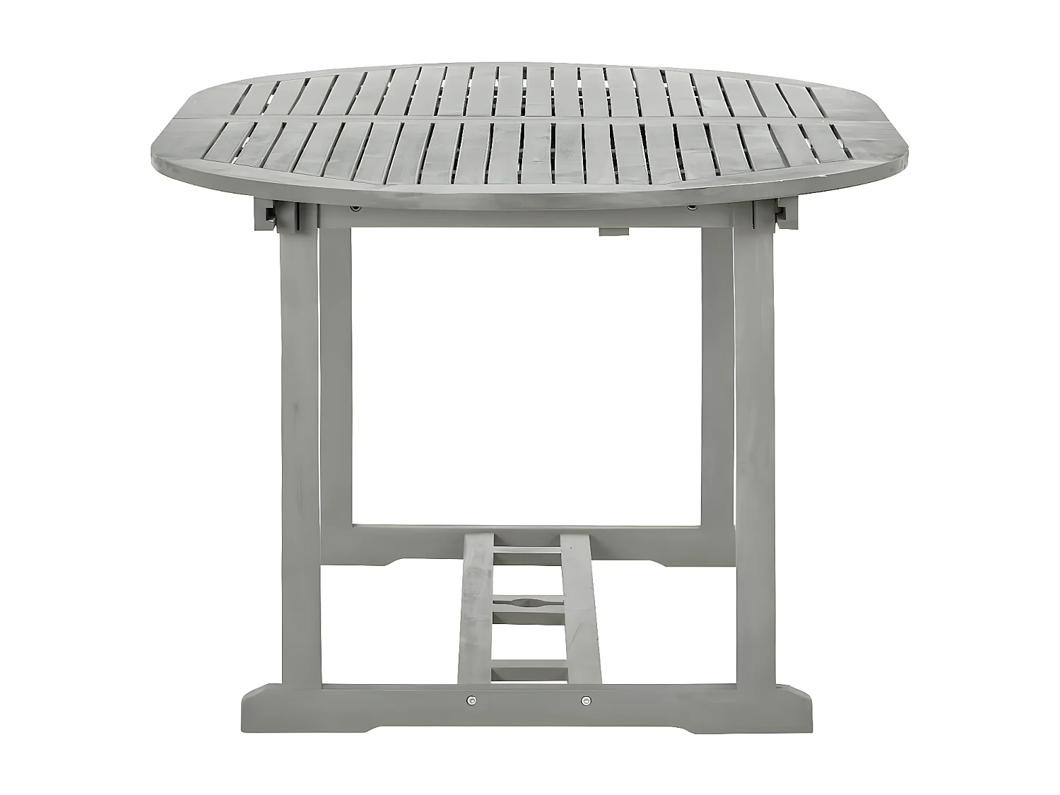 Stokkemarke  Table de jardin Gris 200x100x75 cm Bois d'acacia massif
