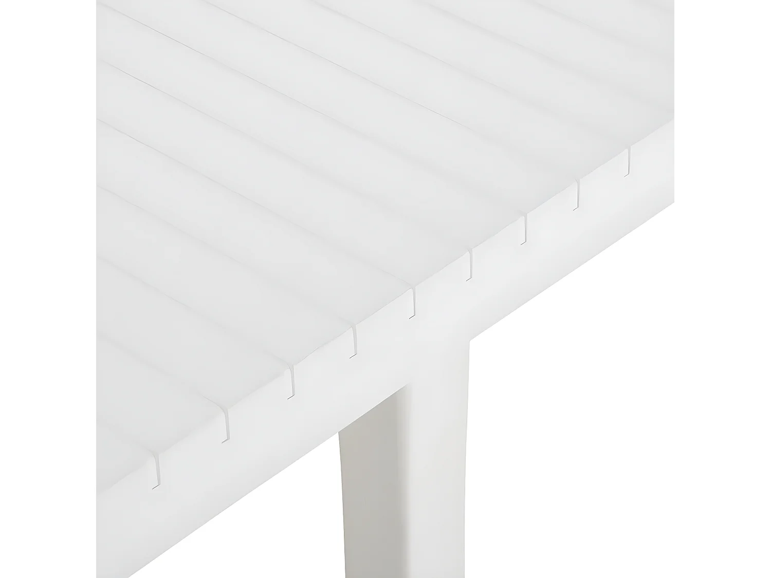 Mitchell Ray  Tavolo da Giardino 220x90x72 cm in PP Bianco