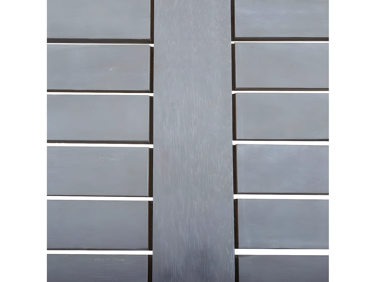 Daniel-Claude  Gartentisch Grau 80x80x74 cm Massivholz Akazie