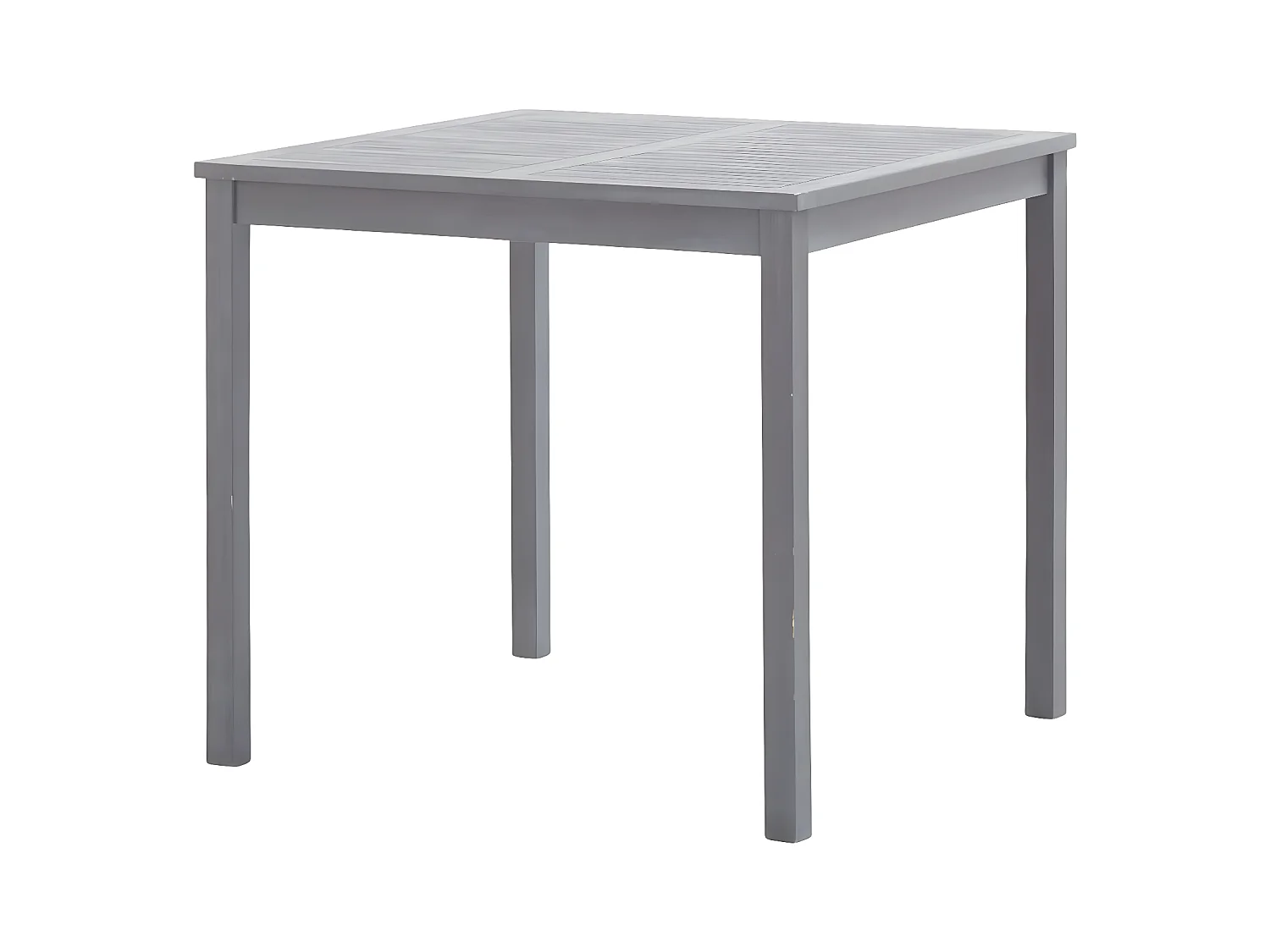 Daniel-Claude  Tuintafel 80x80x74 cm massief acaciahout grijs
