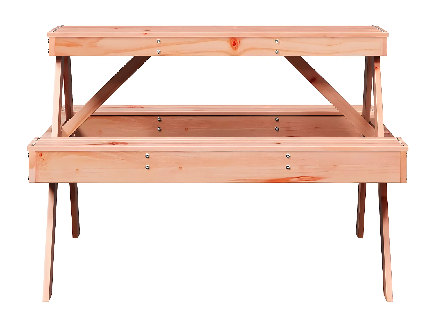 Frekja  Table de pique-nique 105x134x75 cm bois massif de douglas