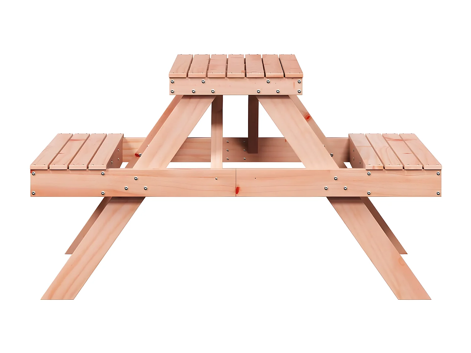 Frekja  Table de pique-nique 105x134x75 cm bois massif de douglas