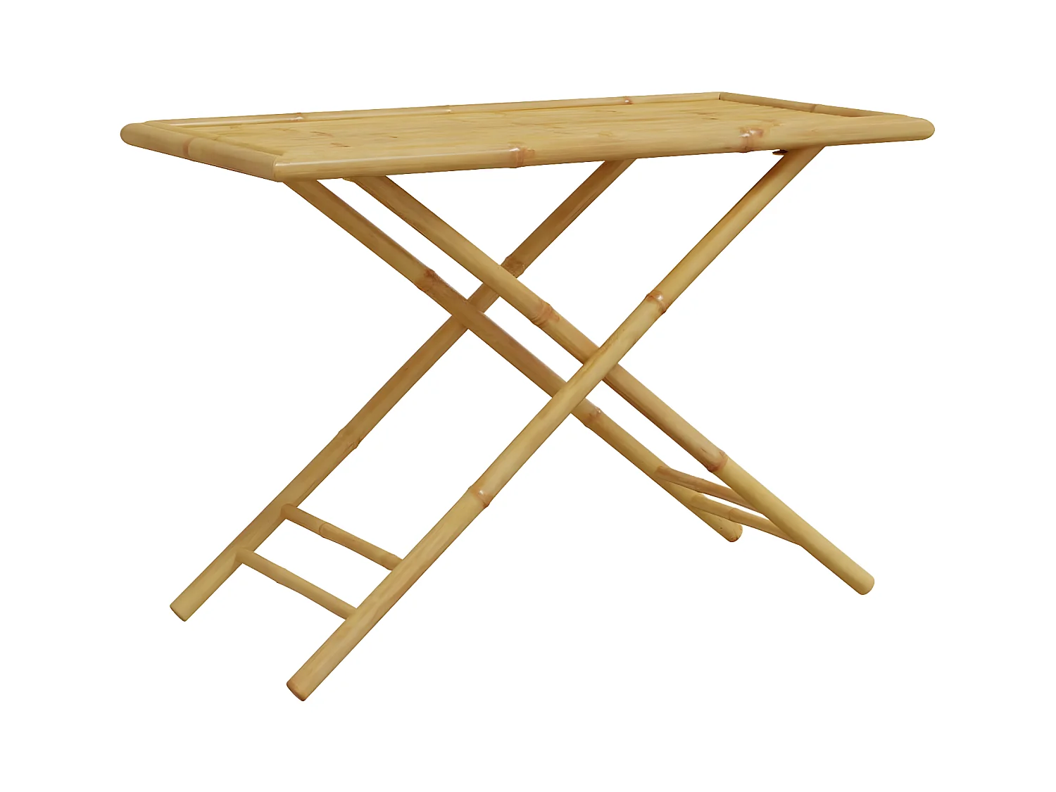 Garden Furniture -  Table de jardin pliable 110x55x75 cm bambou