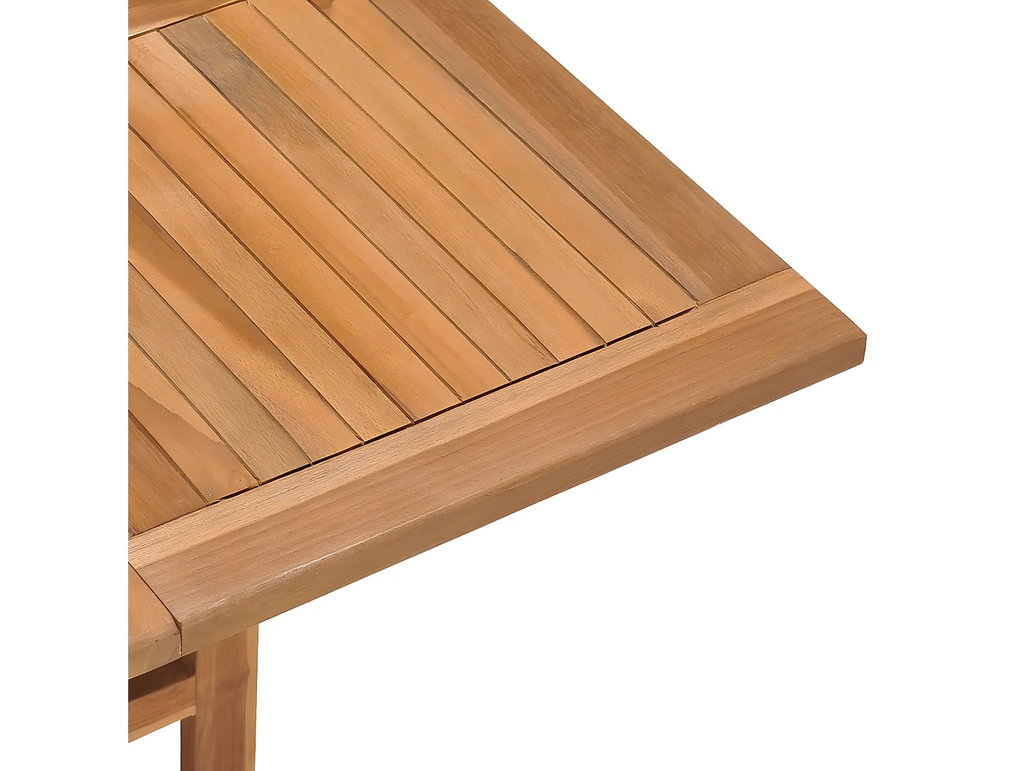 Marie-Lise  Tavolo da Giardino Pieghevole 90x90x75 cm in Massello di Teak