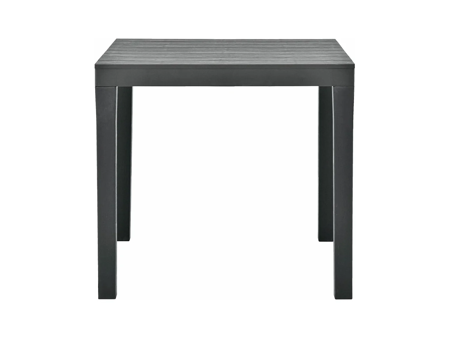 Jean-Fabrice  Tuintafel 78x78x72 cm kunststof antraciet