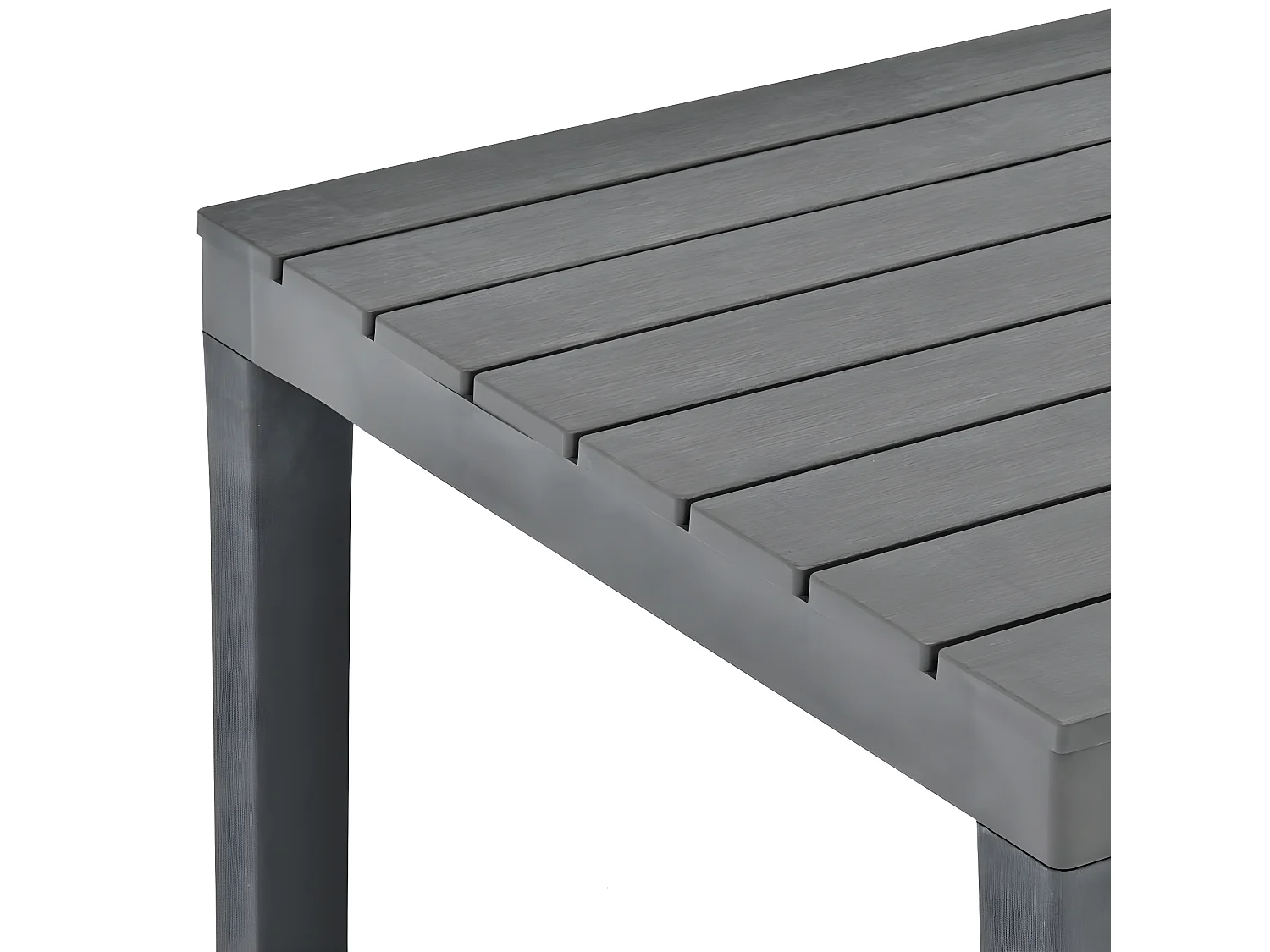 Jean-Fabrice  Table de jardin Anthracite 78x78x72 cm Plastique