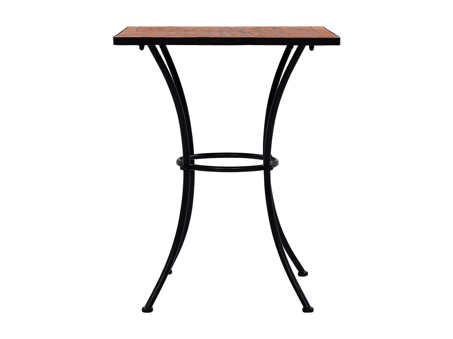 Michael Alan  Bistrotafel mozaïek 60 cm keramiek terracottakleurig