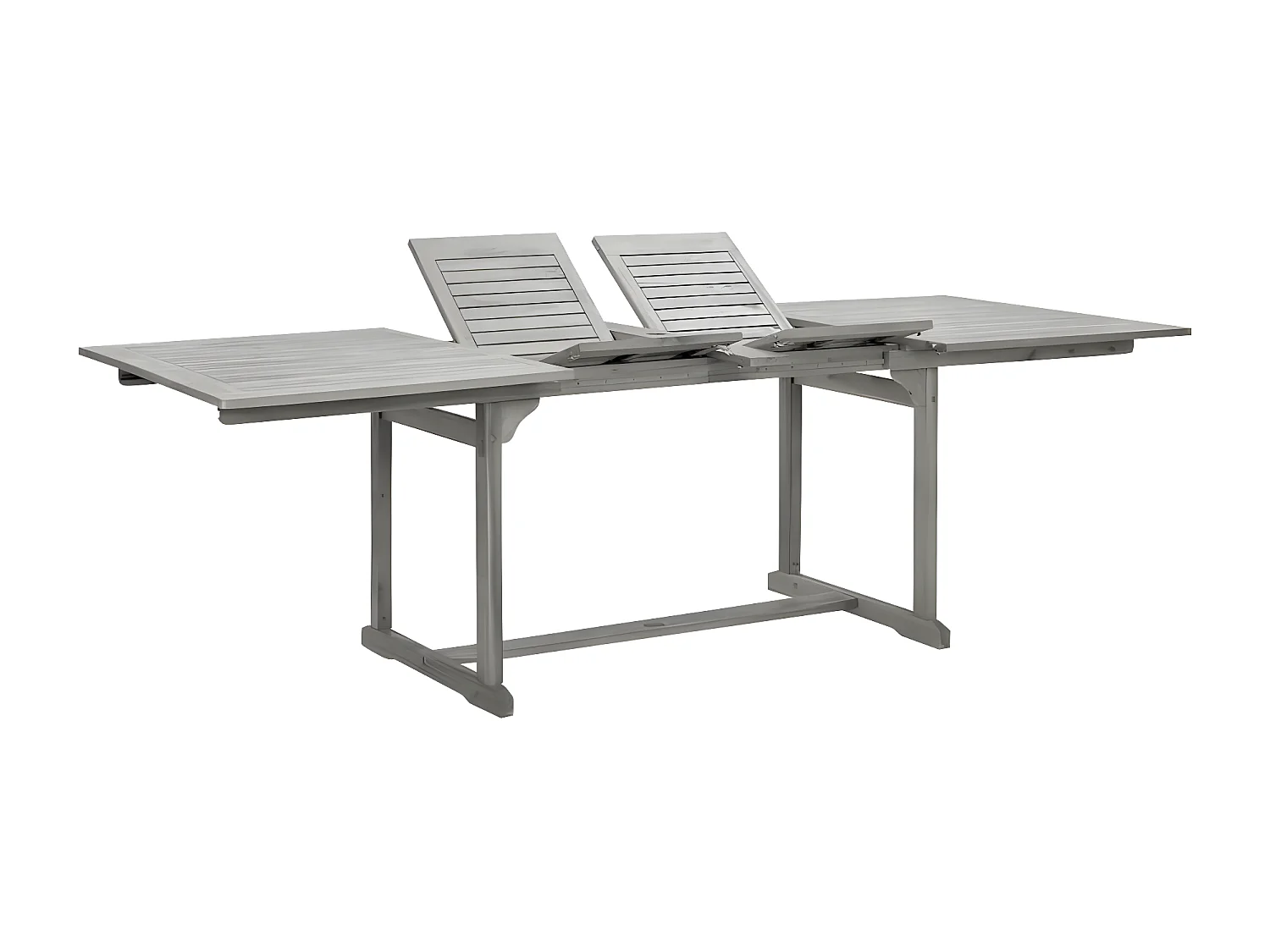 Stokkemarke  Mesa de comedor jardín madera maciza acacia (160-240)x100x75 cm