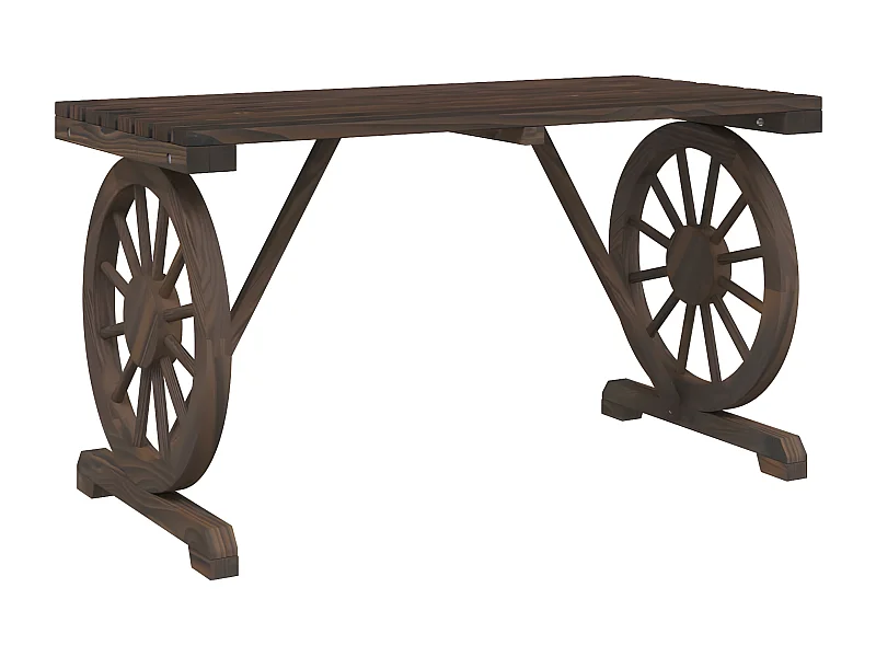 Claude-Henri  Gartentisch 115x55x65 cm Massivholz Tanne