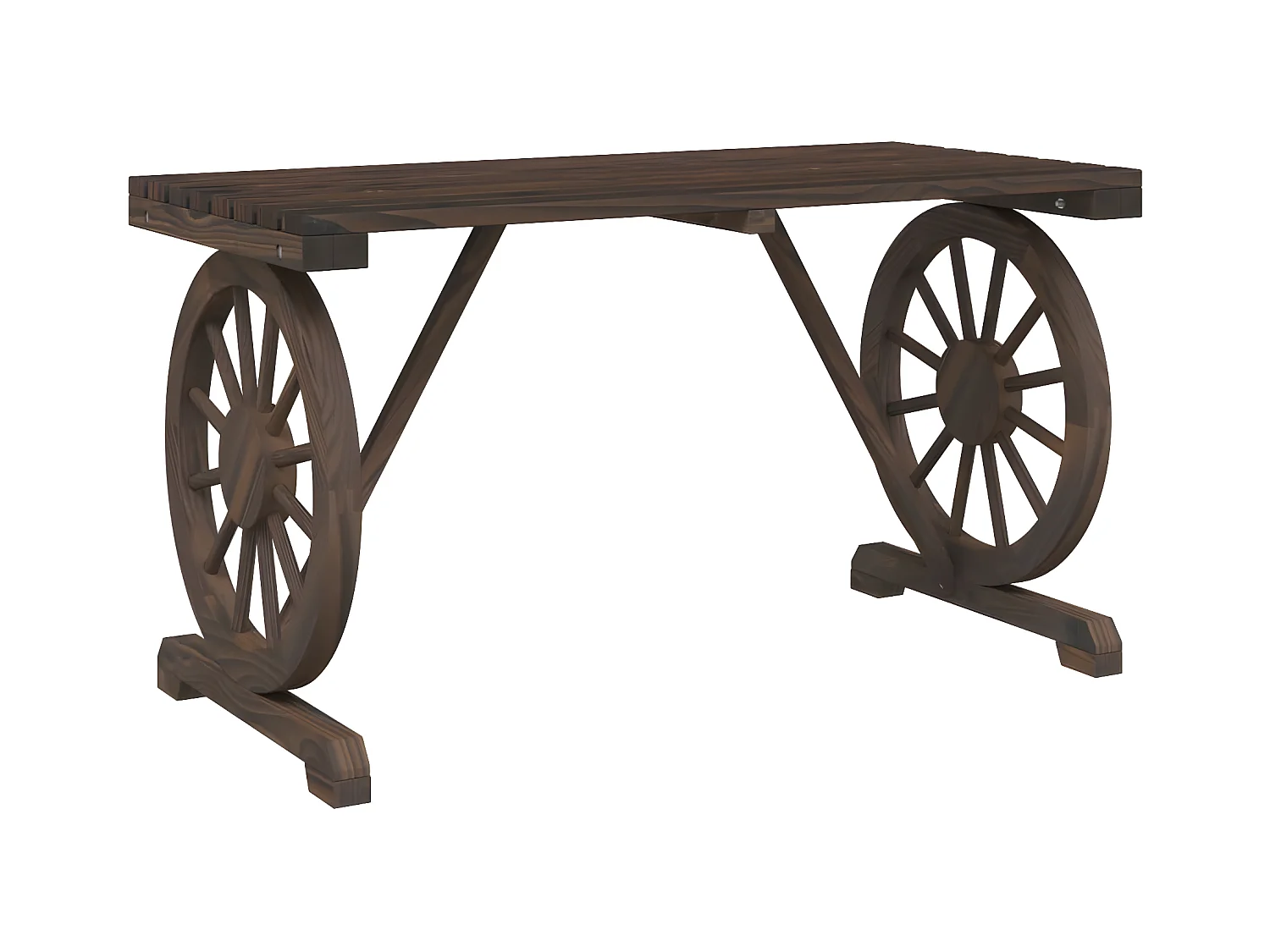 Claude-Henri  Tuintafel 115x55x65 cm massief vurenhout