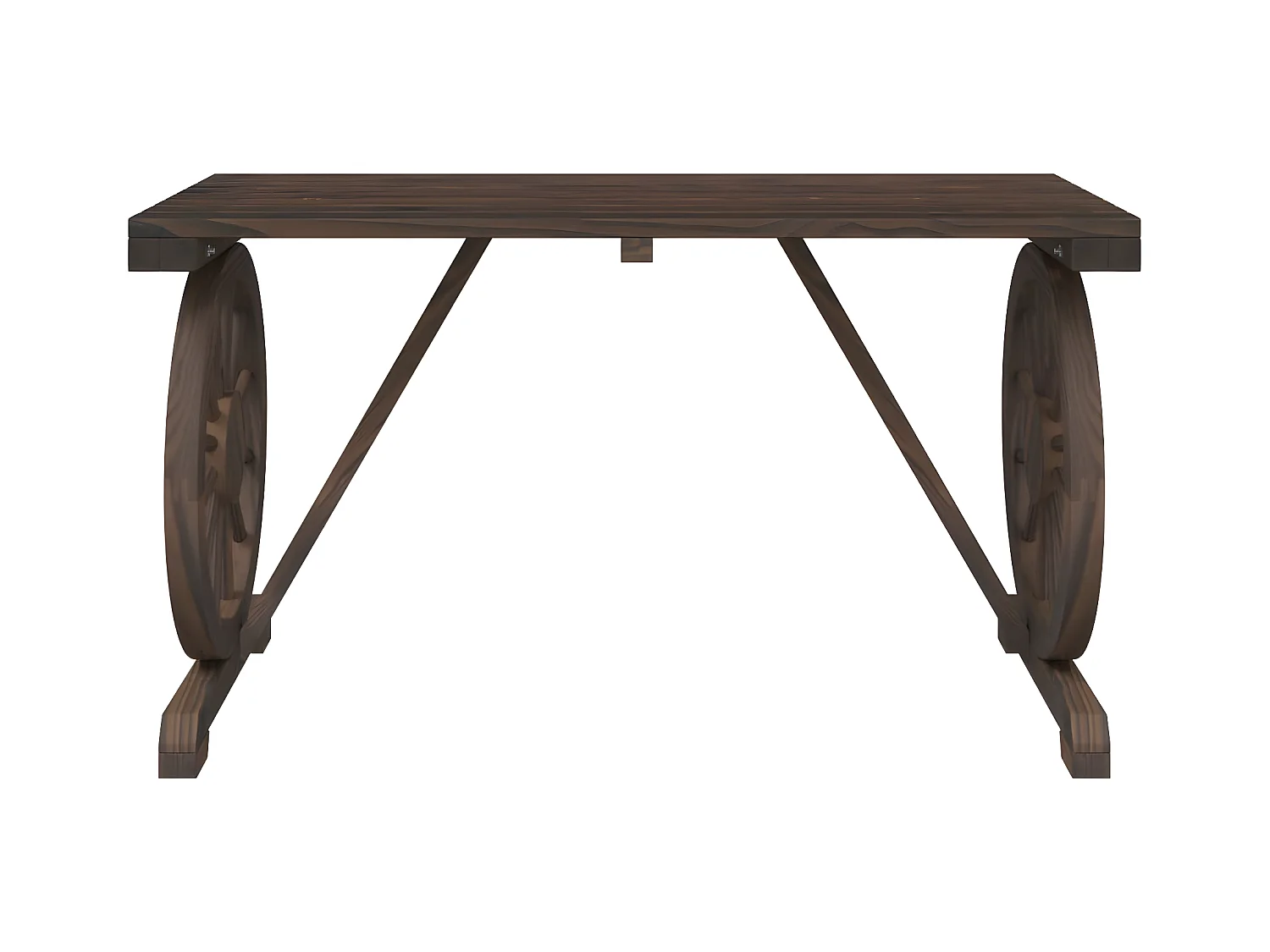 Claude-Henri  Gartentisch 115x55x65 cm Massivholz Tanne
