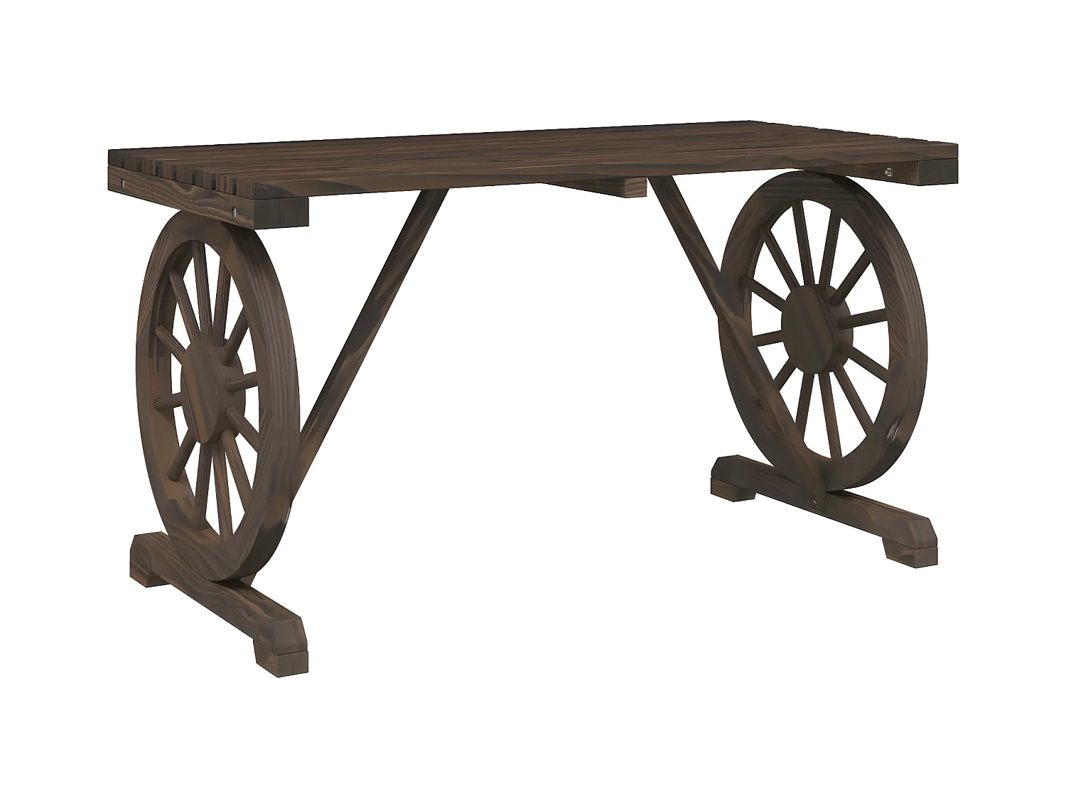 Claude-Henri  Gartentisch 115x55x65 cm Massivholz Tanne
