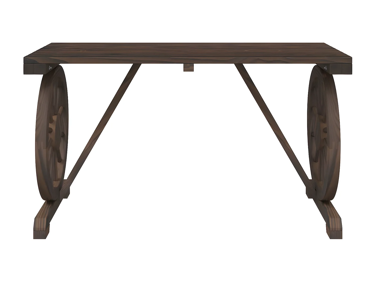 Claude-Henri  Table de jardin 115x55x65 cm bois de sapin massif