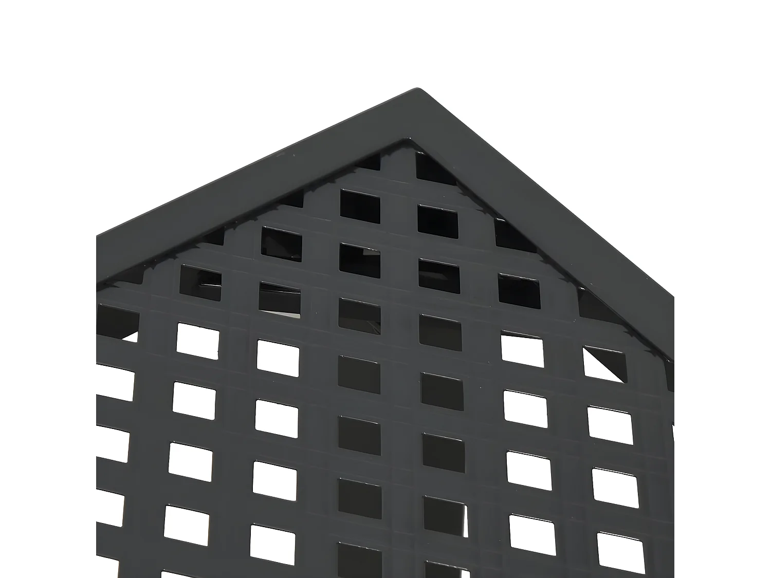 Chubbuck  Table de jardin anthracite 100x100x72 cm acier