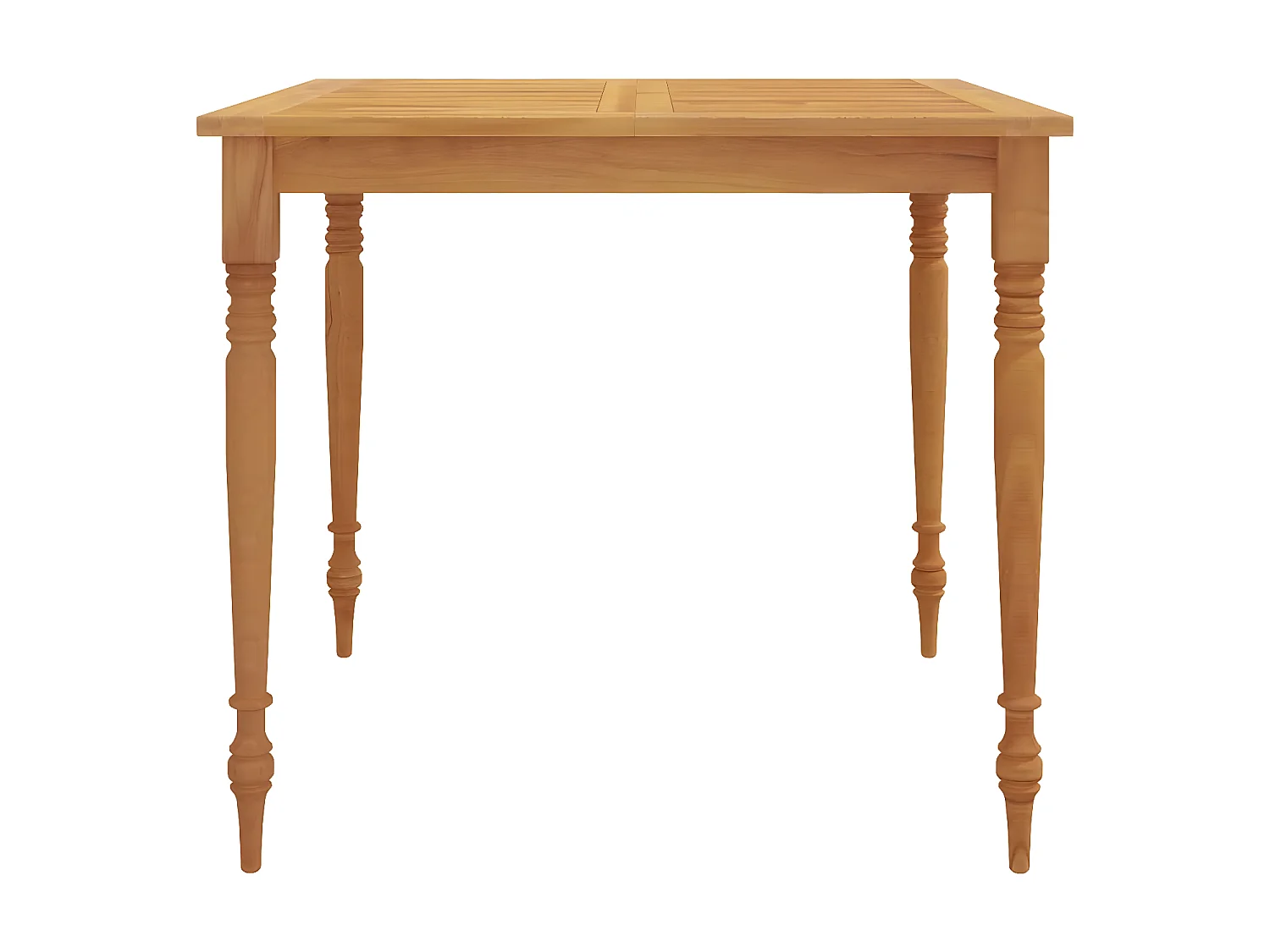 Harion  Batavia-Tisch 85x85x75 cm Massivholz Teak