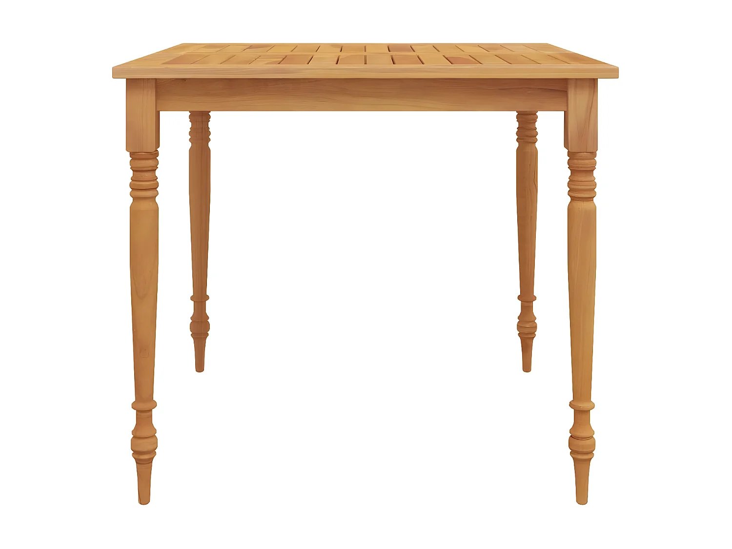 Harion  Tavolo Batavia 85x85x75 cm Legno Massello di Teak