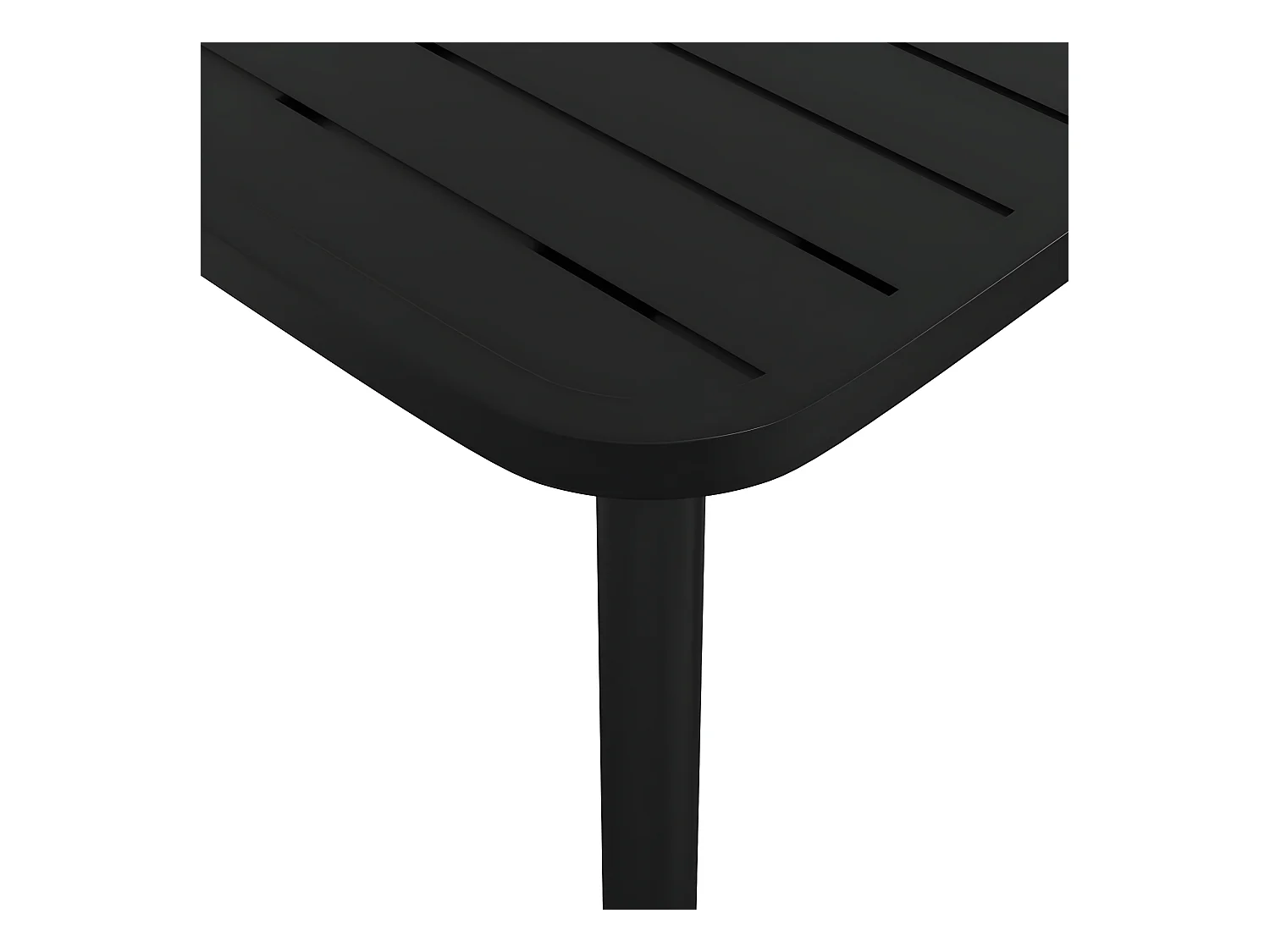 Fairbanks  Table de jardin anthracite 165x80x71 cm acier