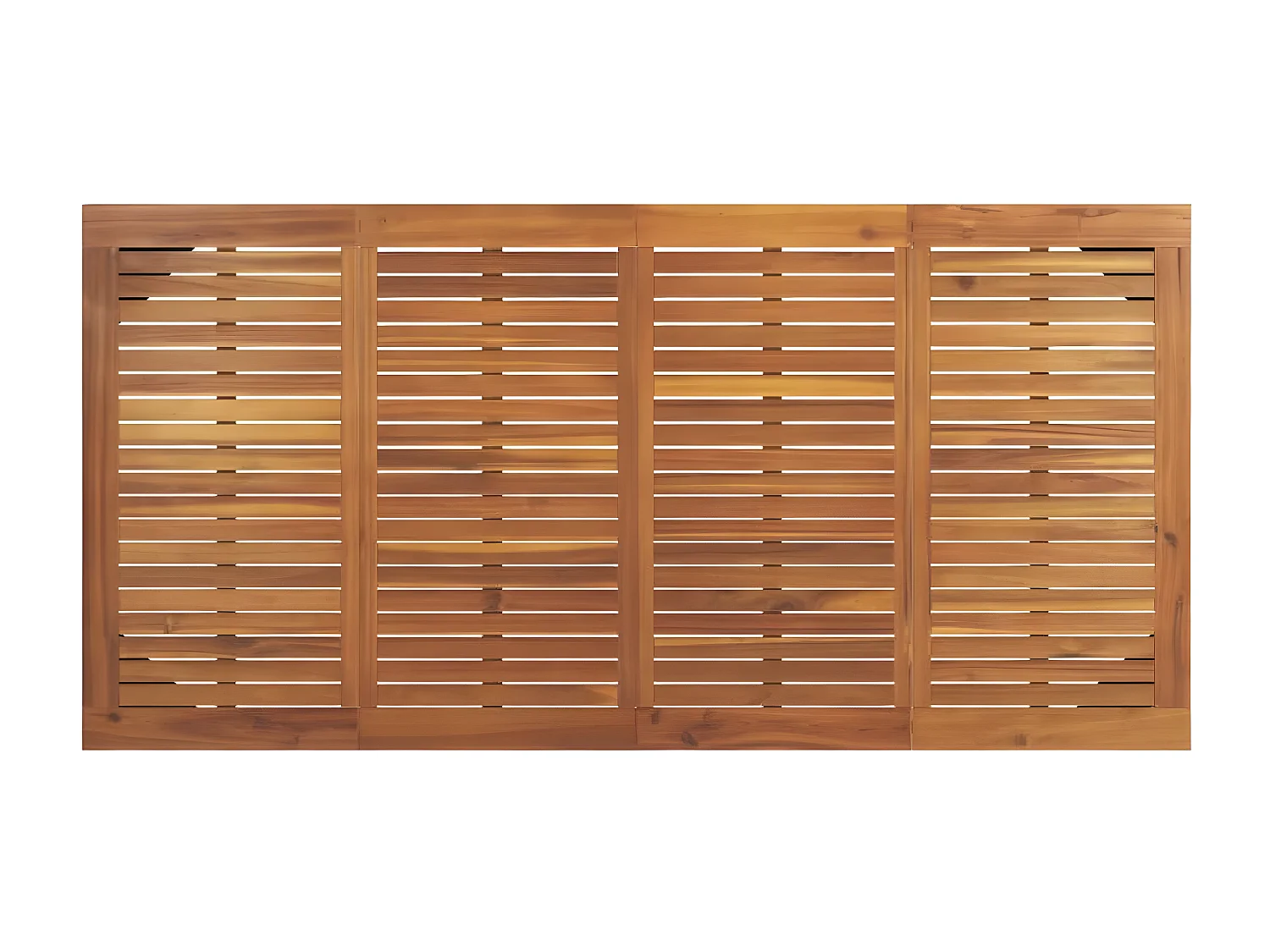 Ivano Franco  Tavolo Giardino con Gambe Forcella 180x90x75 cm Massello Acacia