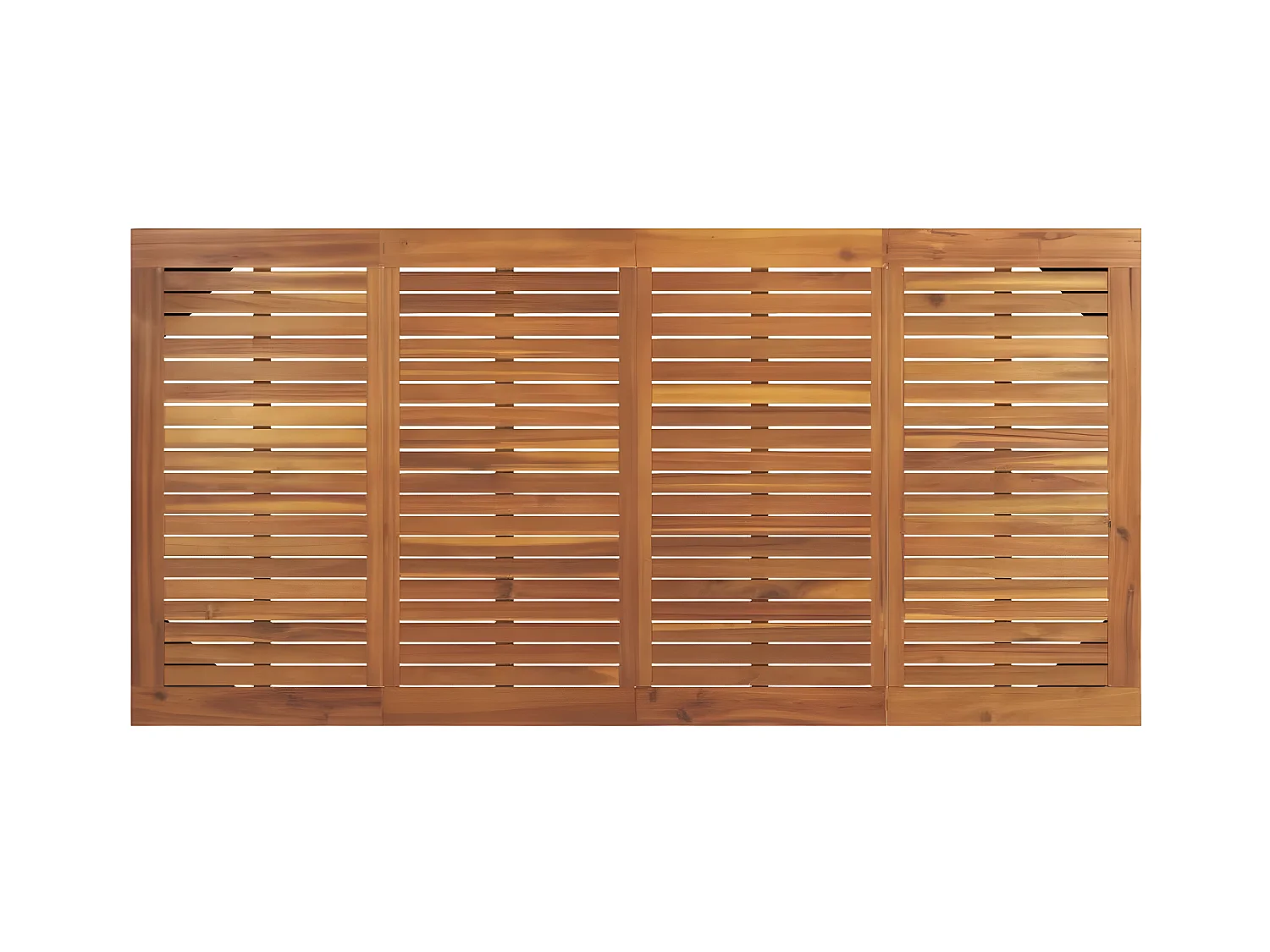 Ivano Franco  Table de jardin avec pieds épingle à cheveux 180x90x75 acacia