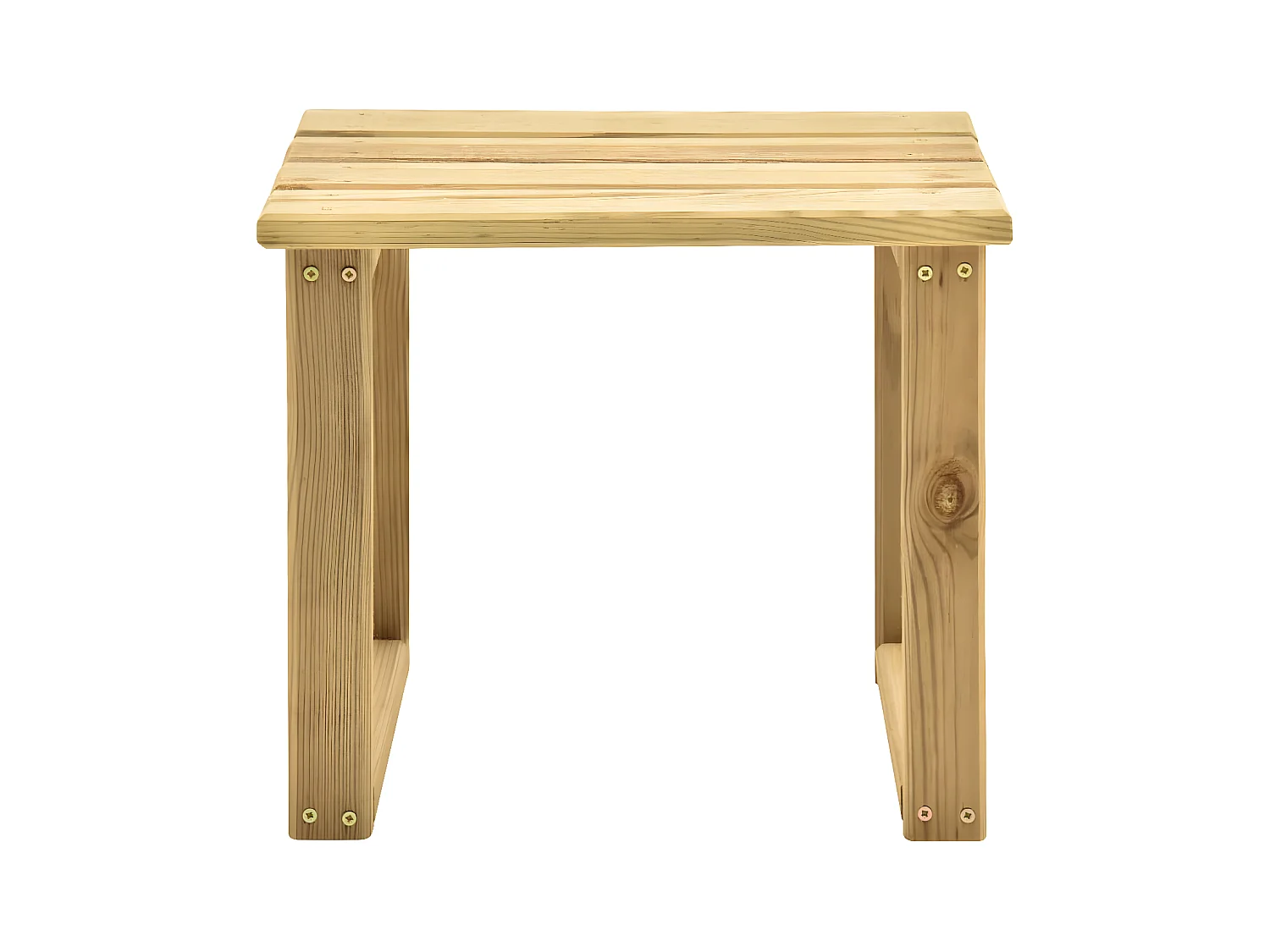 Garden Furniture -  Table de transat 30x30x26 cm Bois de pin imprégné