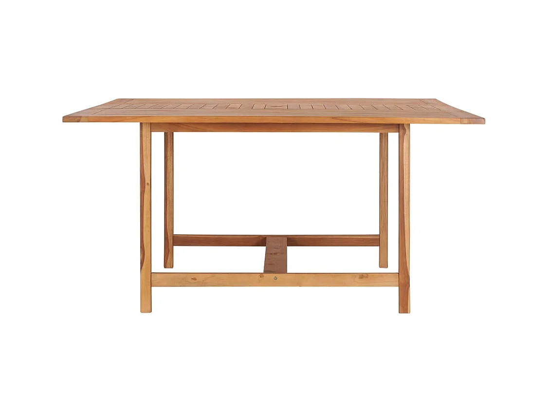 Janakkala  Tuintafel 150x150x76 cm massief teakhout