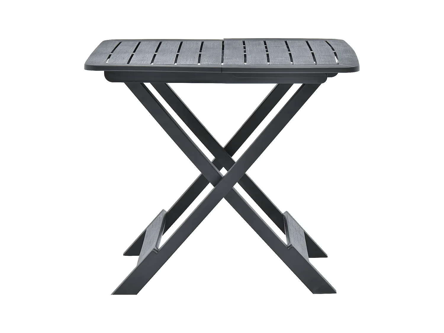 Thylenor  Tuintafel inklapbaar 79x72x70 cm kunststof antraciet