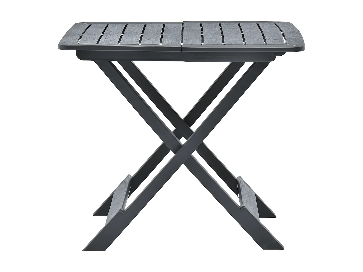 Thylenor  Table pliable de jardin Anthracite 79x72x70 cm Plastique
