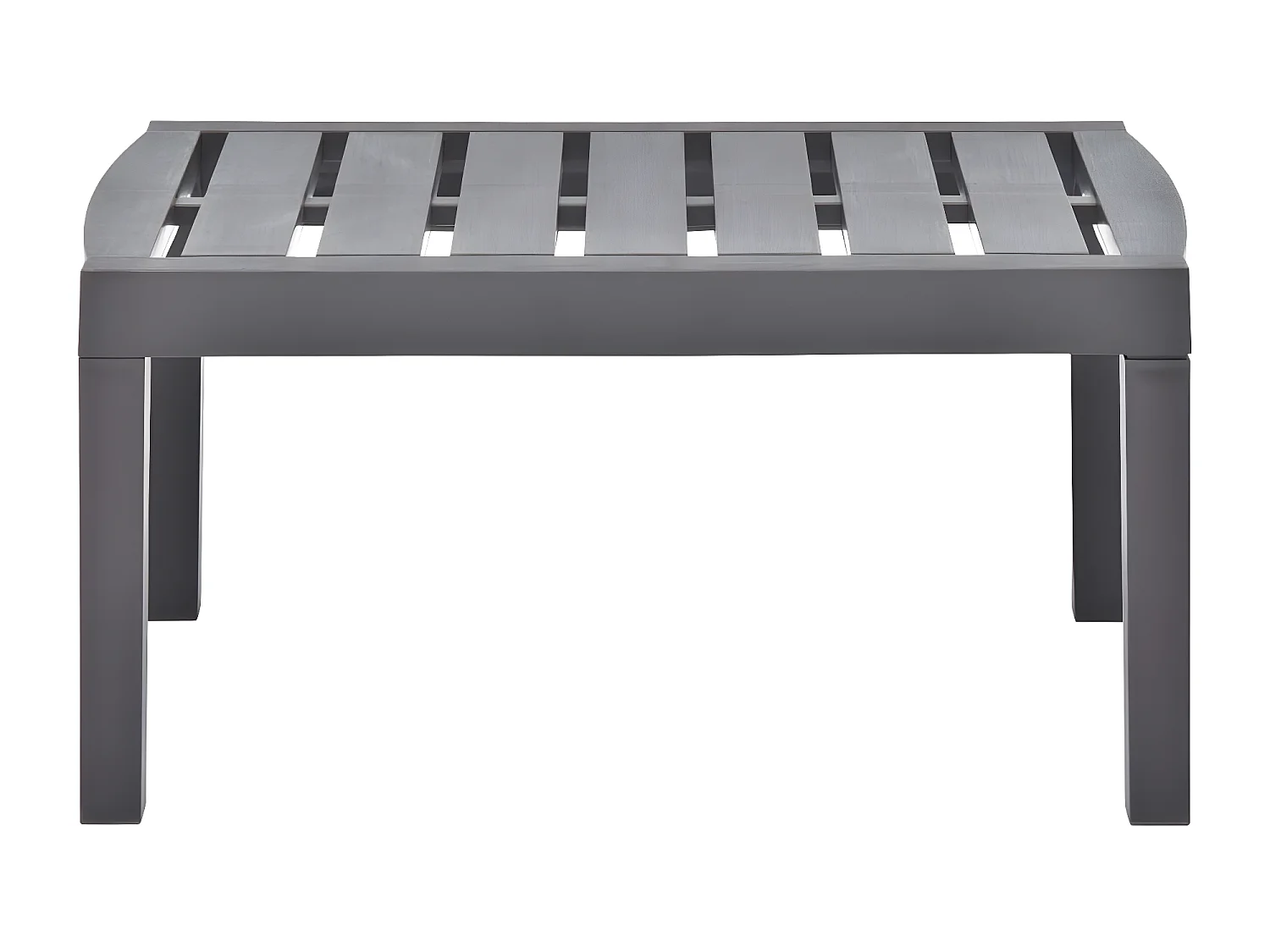 Claire-Odélie  Table de jardin Moka 78x55x38 cm Plastique