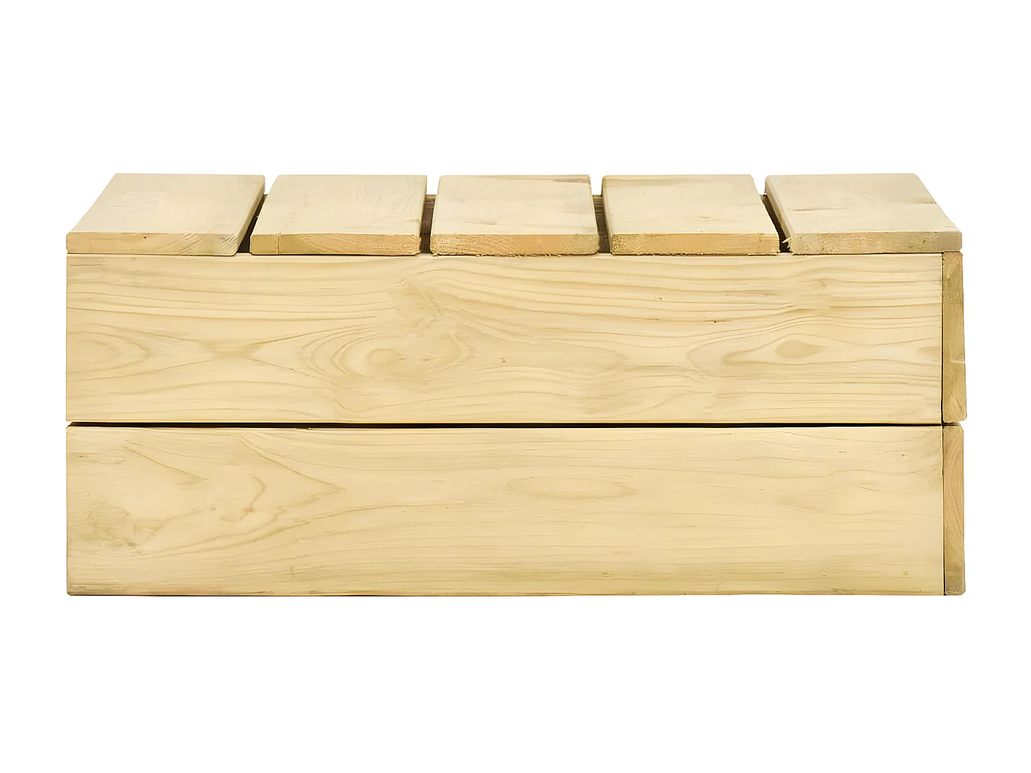 Garden Furniture -  Gartentisch 75x75x31 cm Kiefernholz Imprägniert