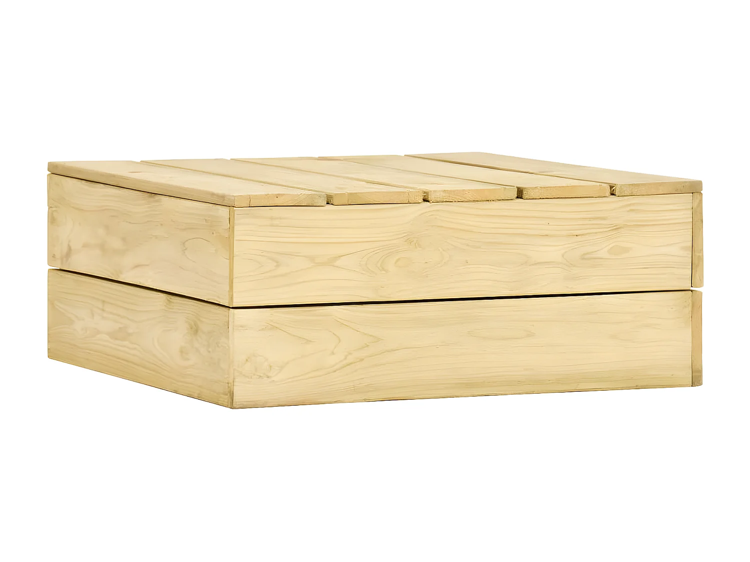 Garden Furniture -  Gartentisch 75x75x31 cm Kiefernholz Imprägniert