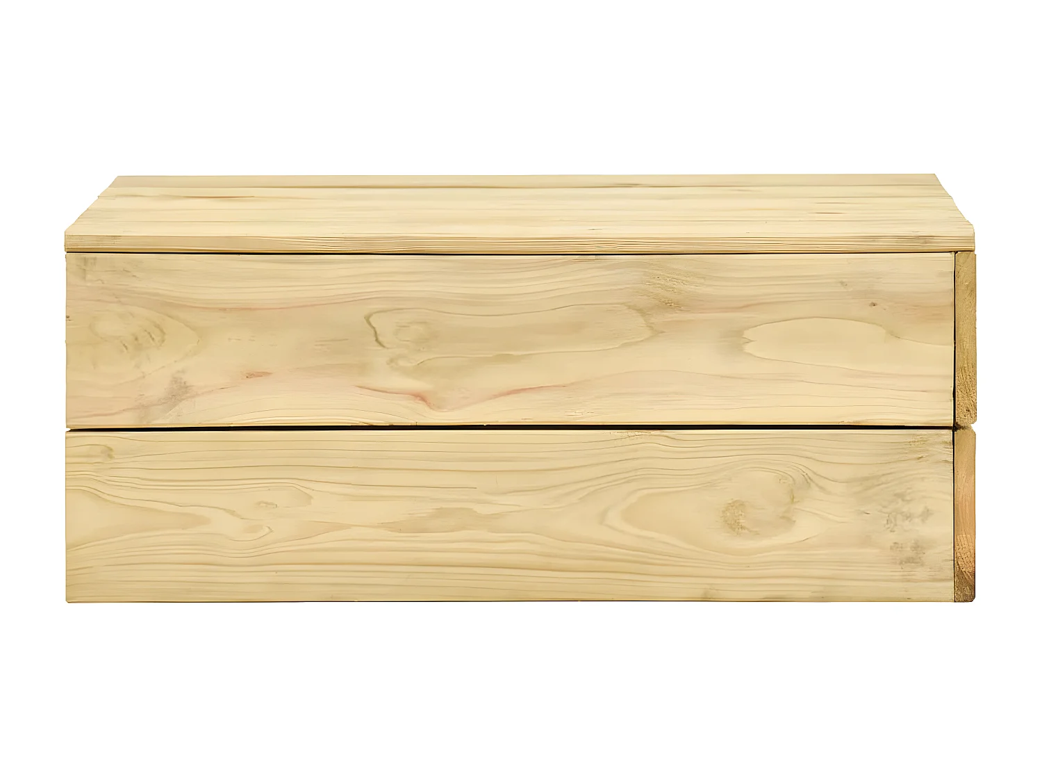 Garden Furniture -  Gartentisch 75x75x31 cm Kiefernholz Imprägniert